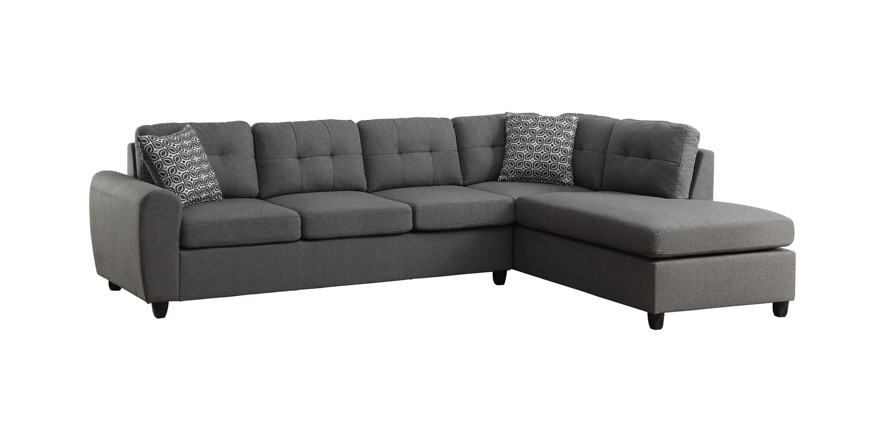Top open lift storage of Stonenesse Tufted Ottoman