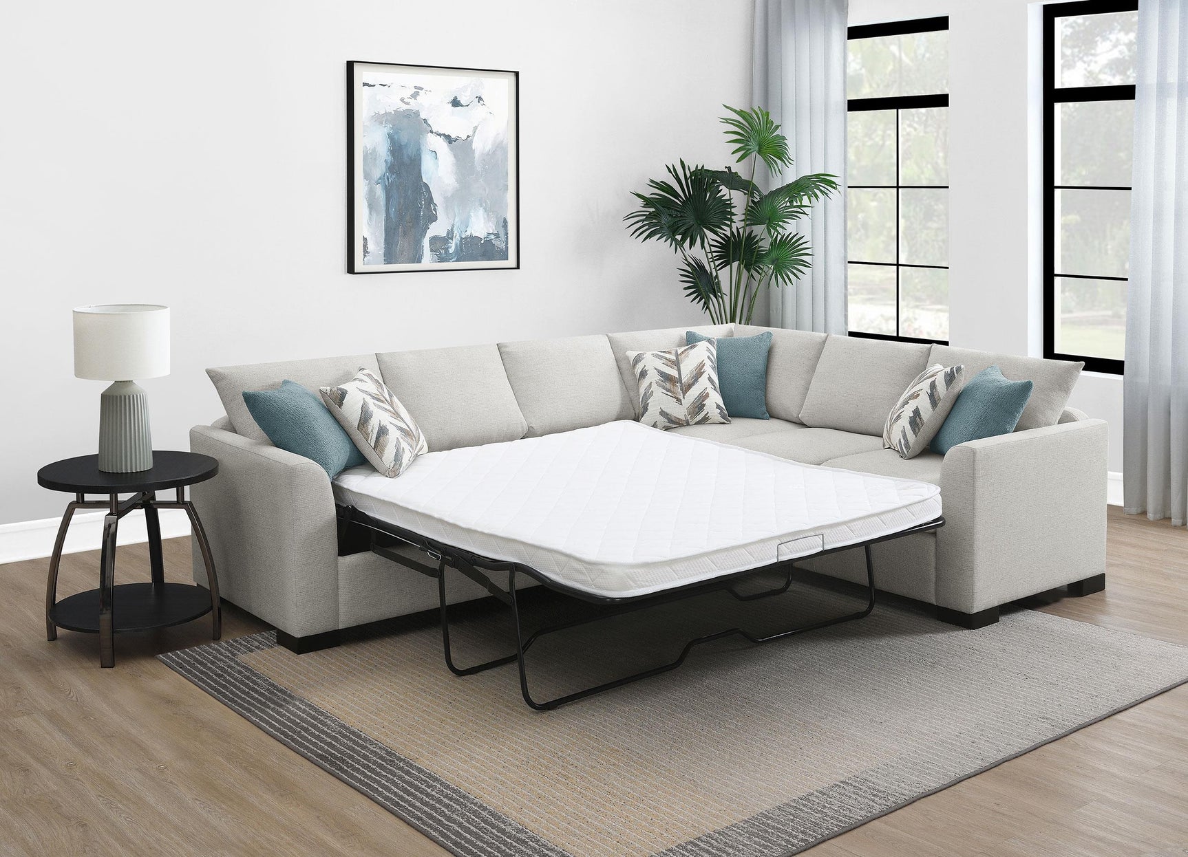 Tubasa Light Gray Sectional