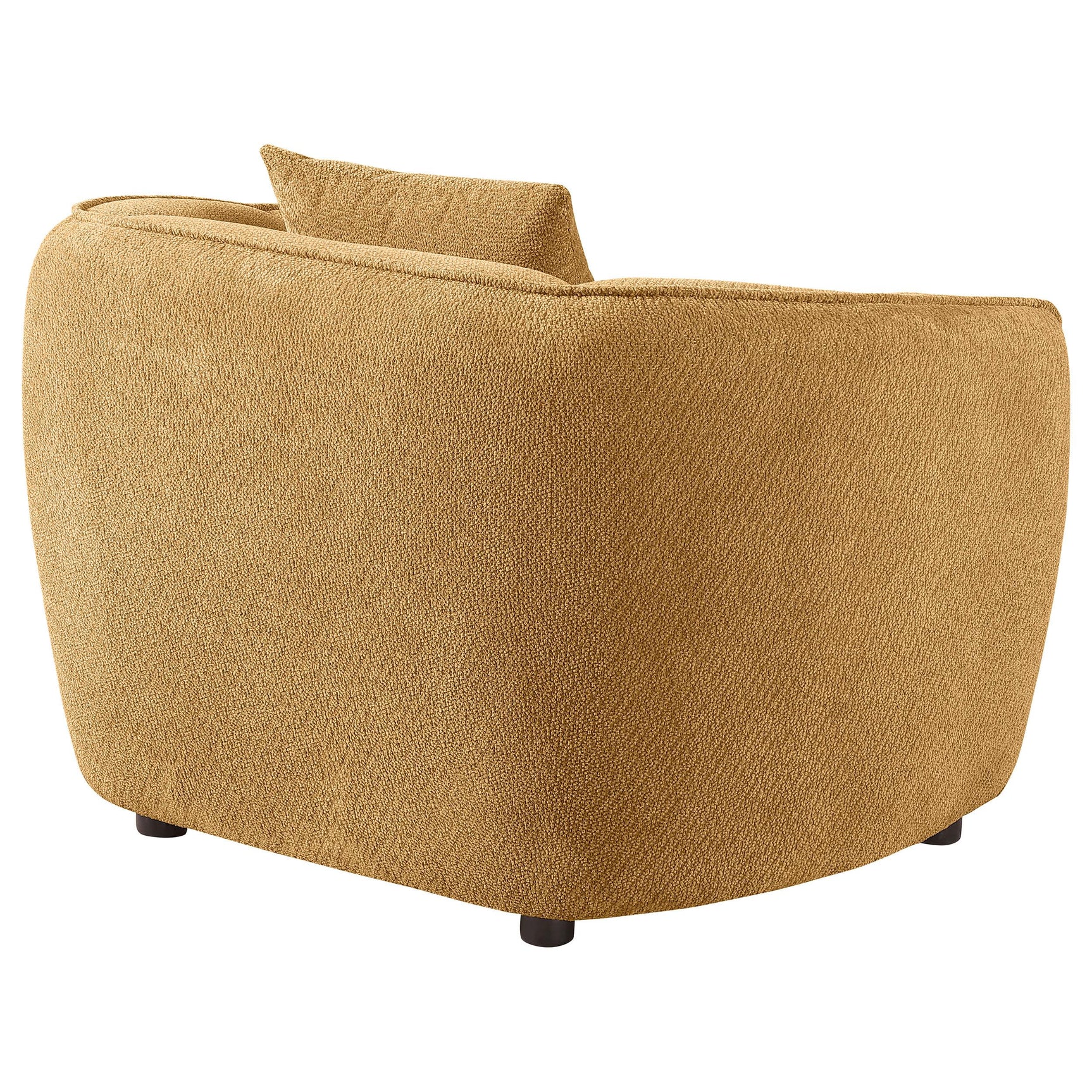 Back view of Aleisha chenille upholstered accent chair