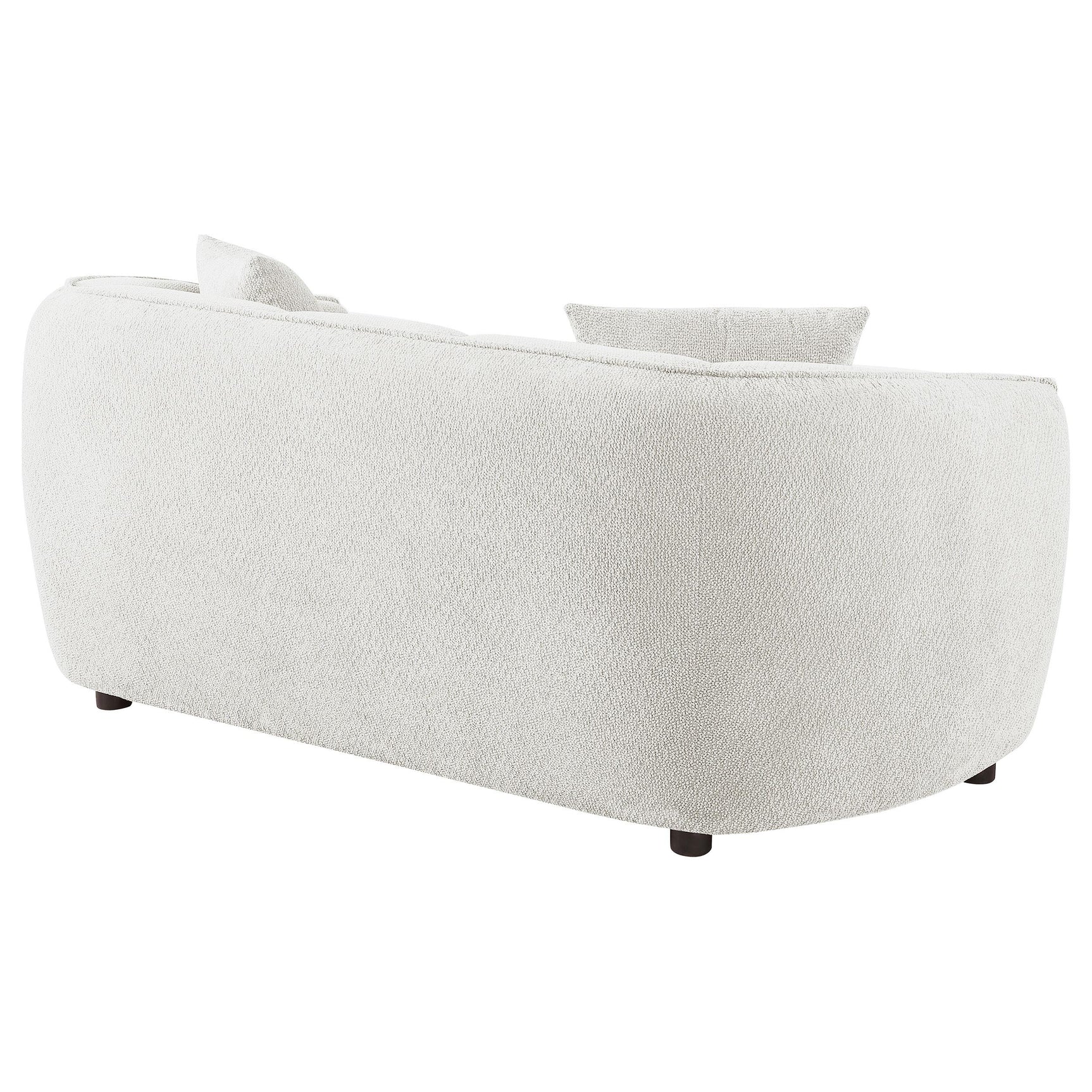 Aleisha Chenille Upholstered Loveseat Ivory