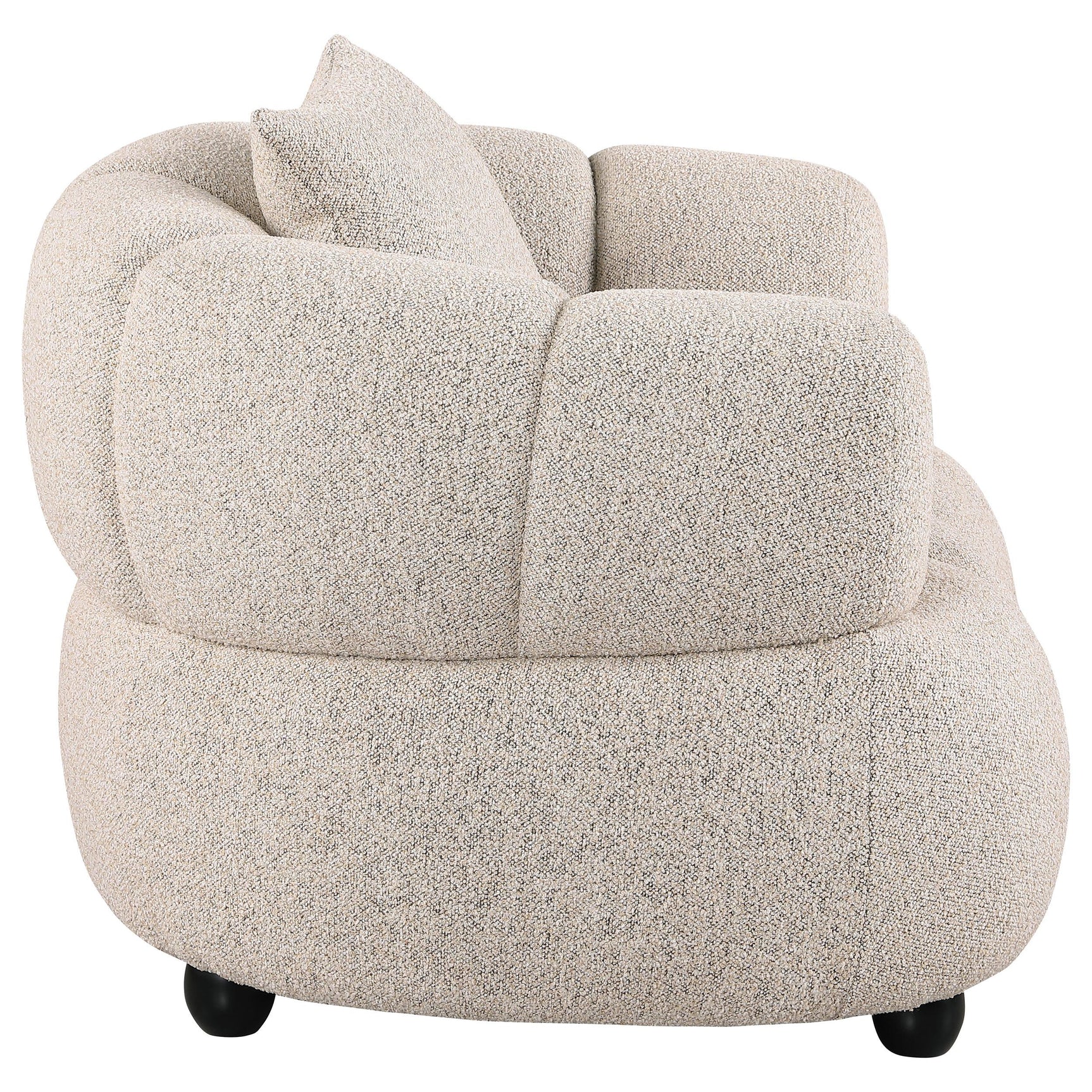 Comfortable cushioned seat of Whitney accent chair
