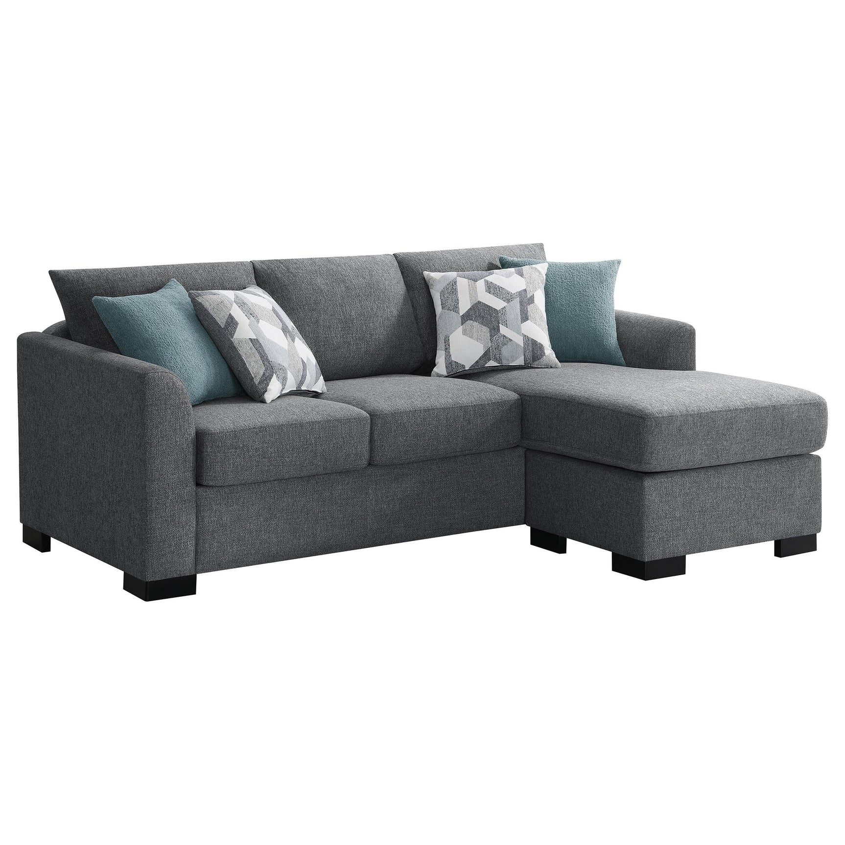 Storey Sleeper Sectional Sofa fabric and cushion close-up