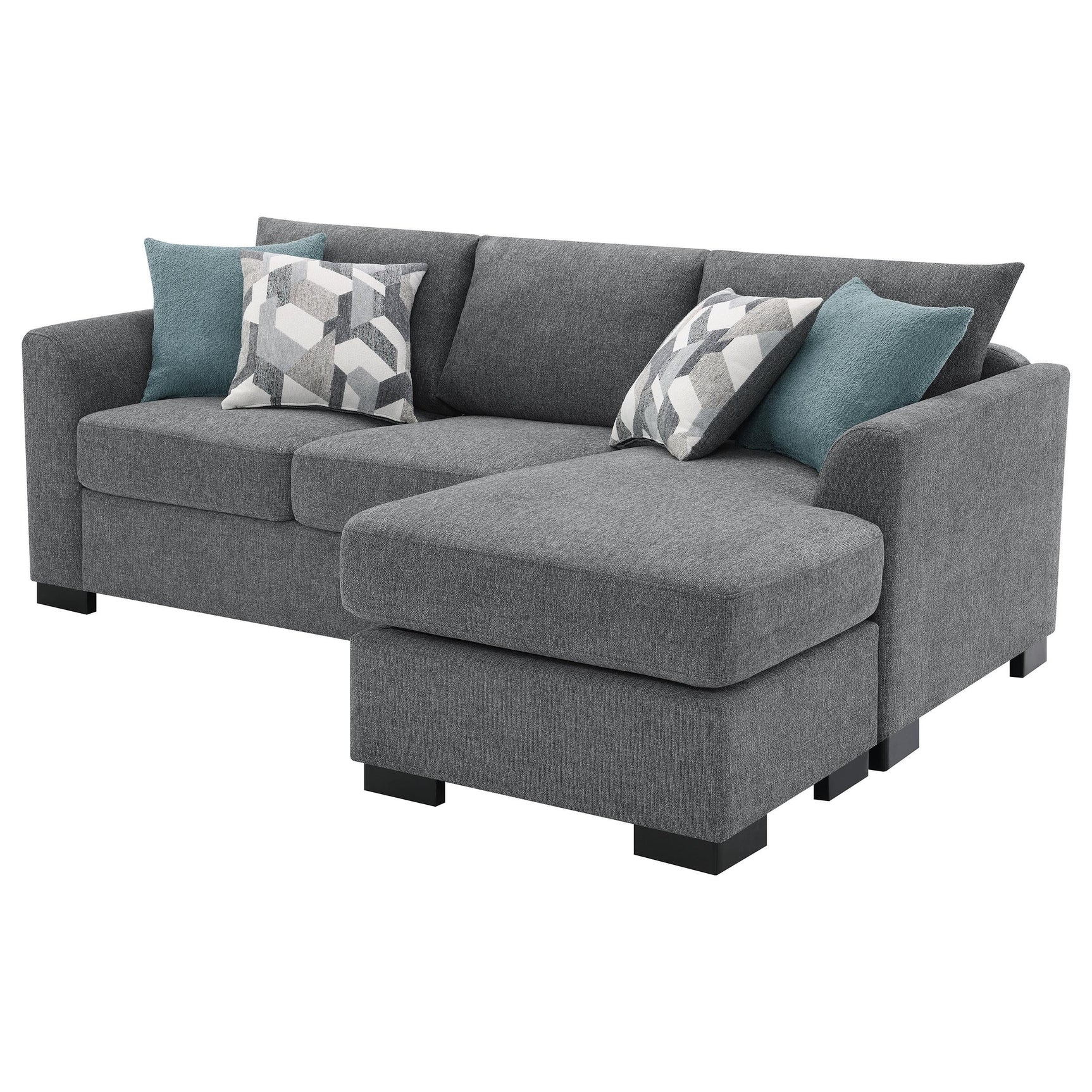 Sleeper sofa unfolded showing mattress