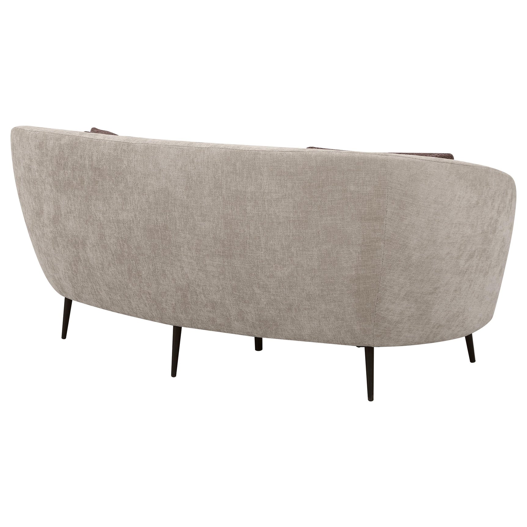 Ellorie Loveseat Tapered Black Metal Legs