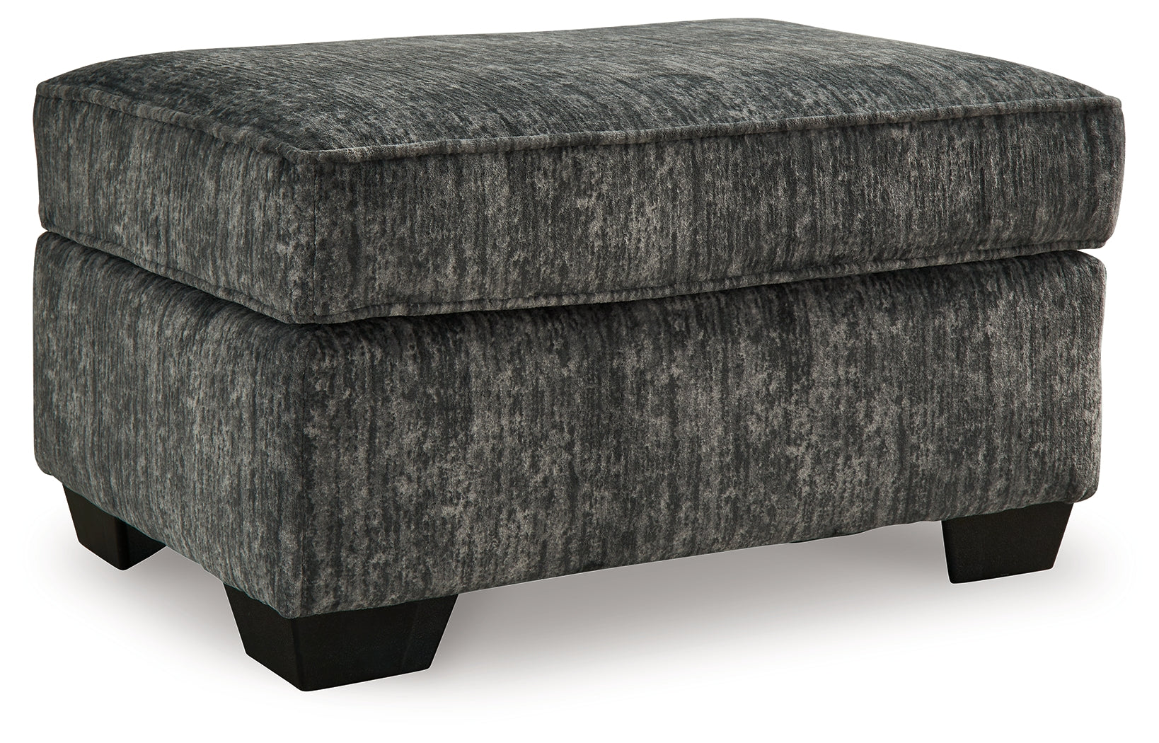 Lonoke Gunmetal Chair and Ottoman