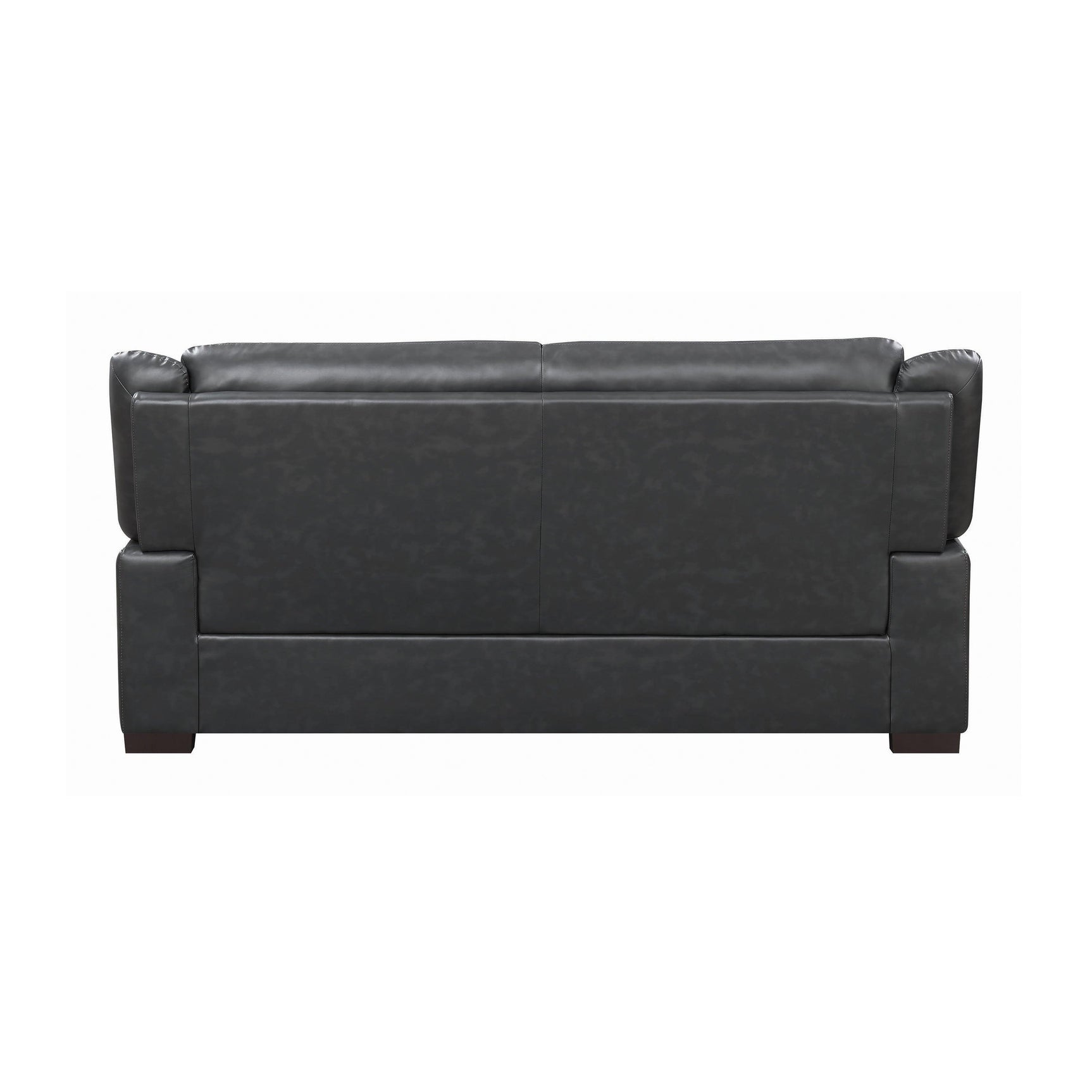 Arabella Grey Pillow Top Upholstered Sofa detailed corner view