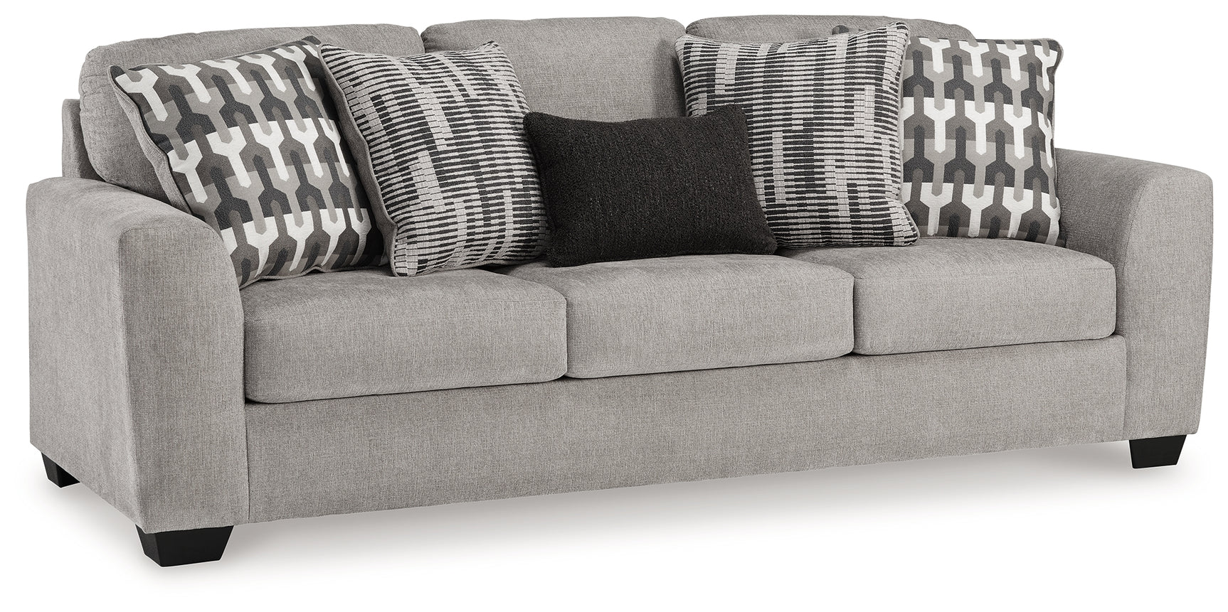 Side view of Avenal Park Flannel Chenille Sofa