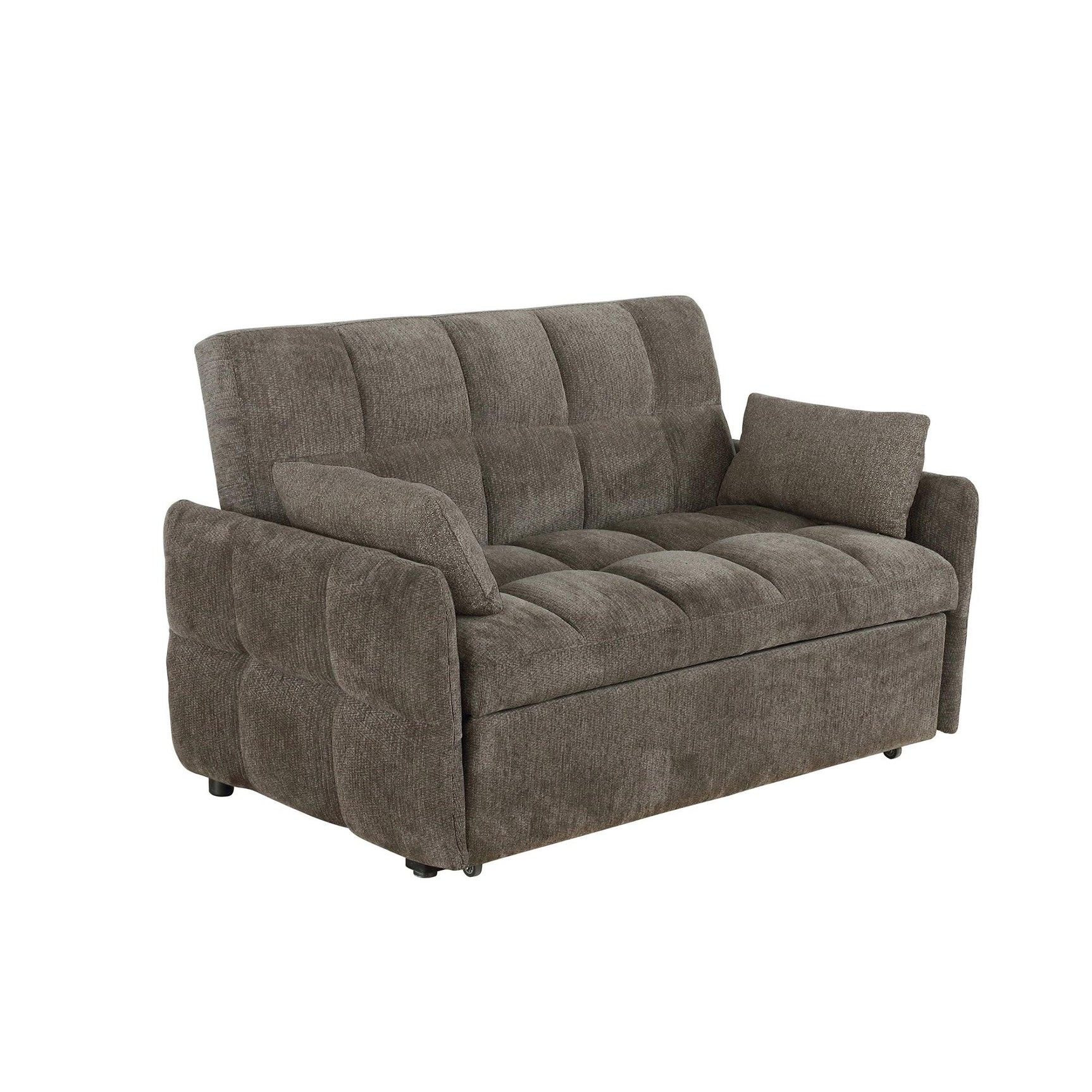 Close-up of tufted chenille fabric on Cotswold Sleeper Sofa