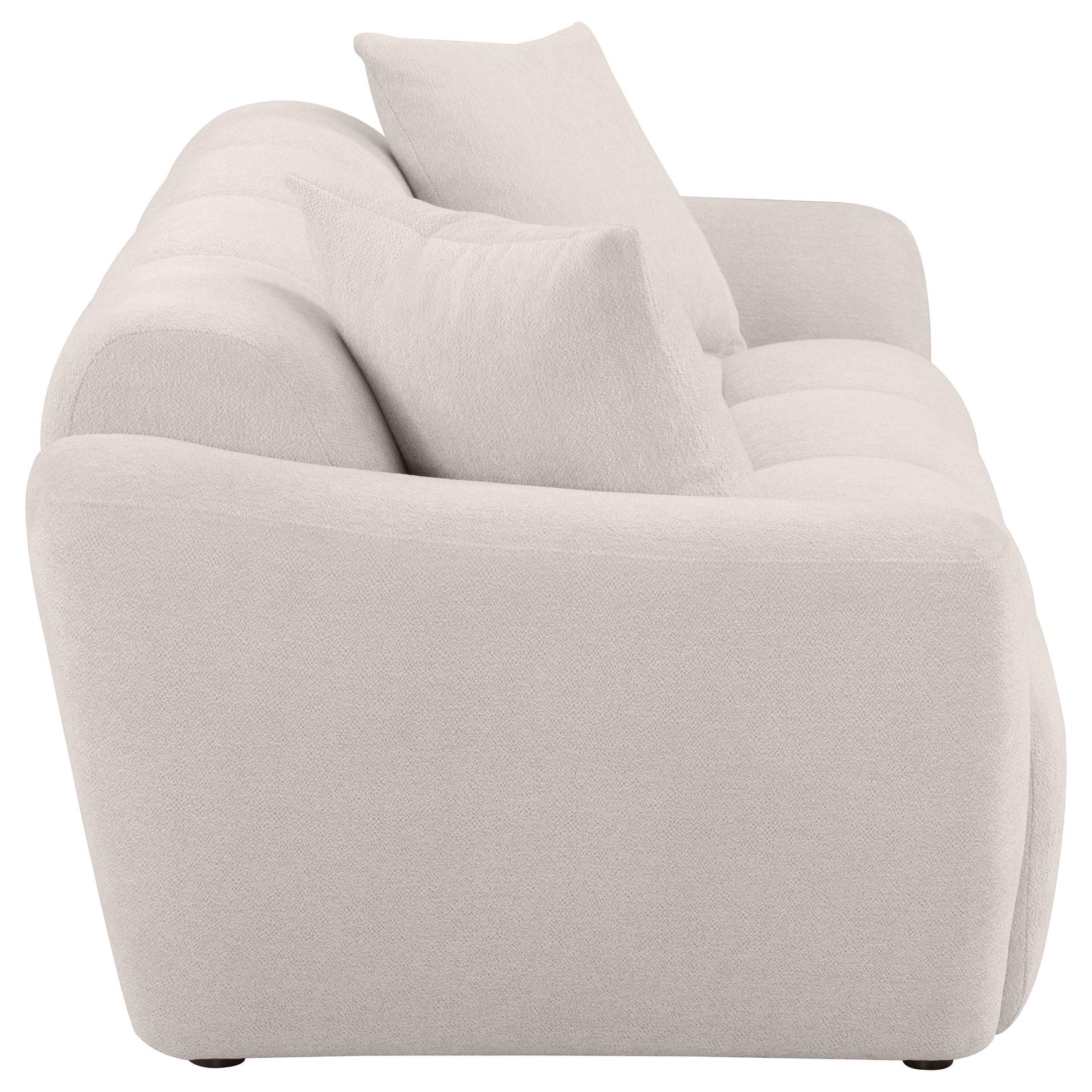 Destino Chenille Upholstered Sofa greige main view