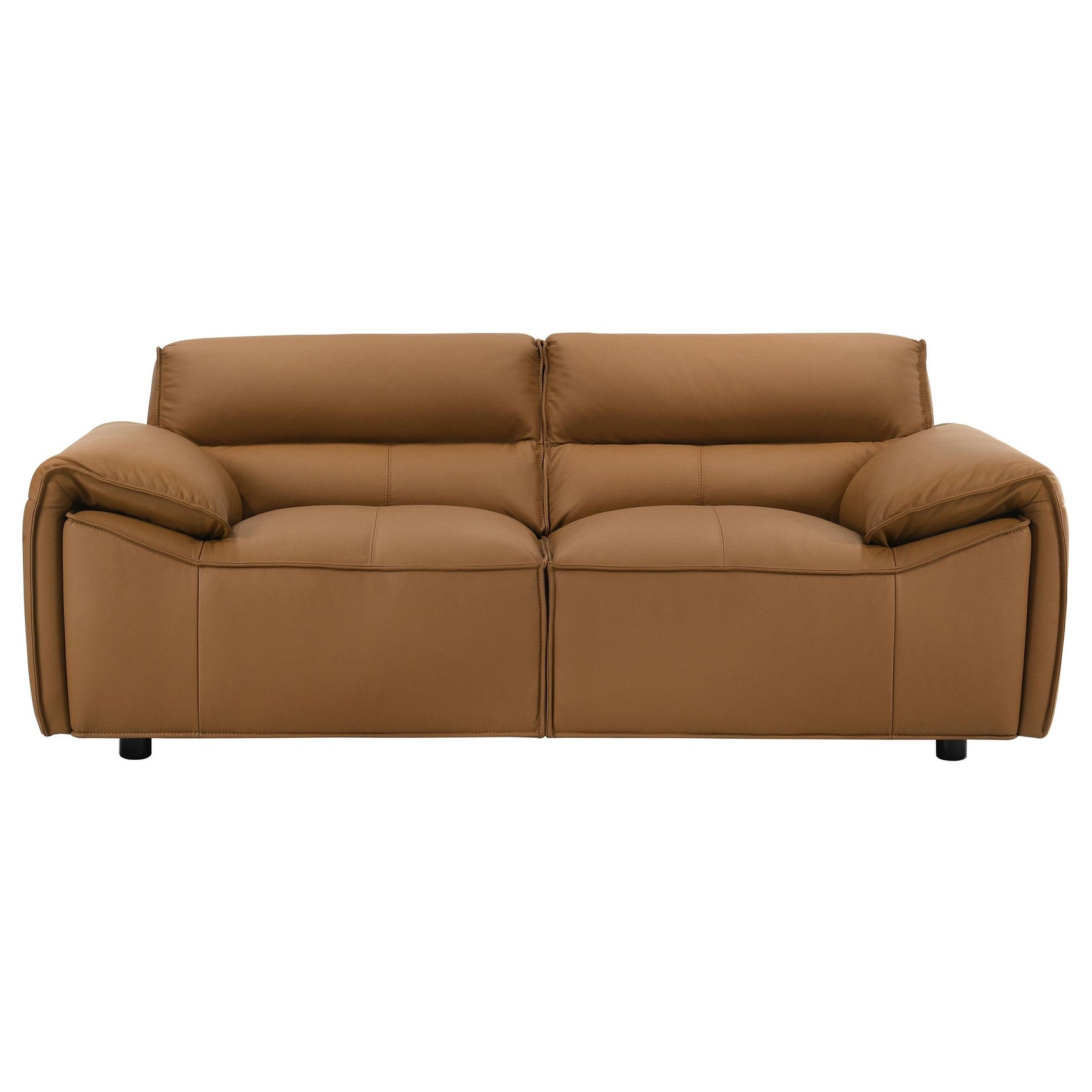 Side view showing cushions of Buxton sofa set
