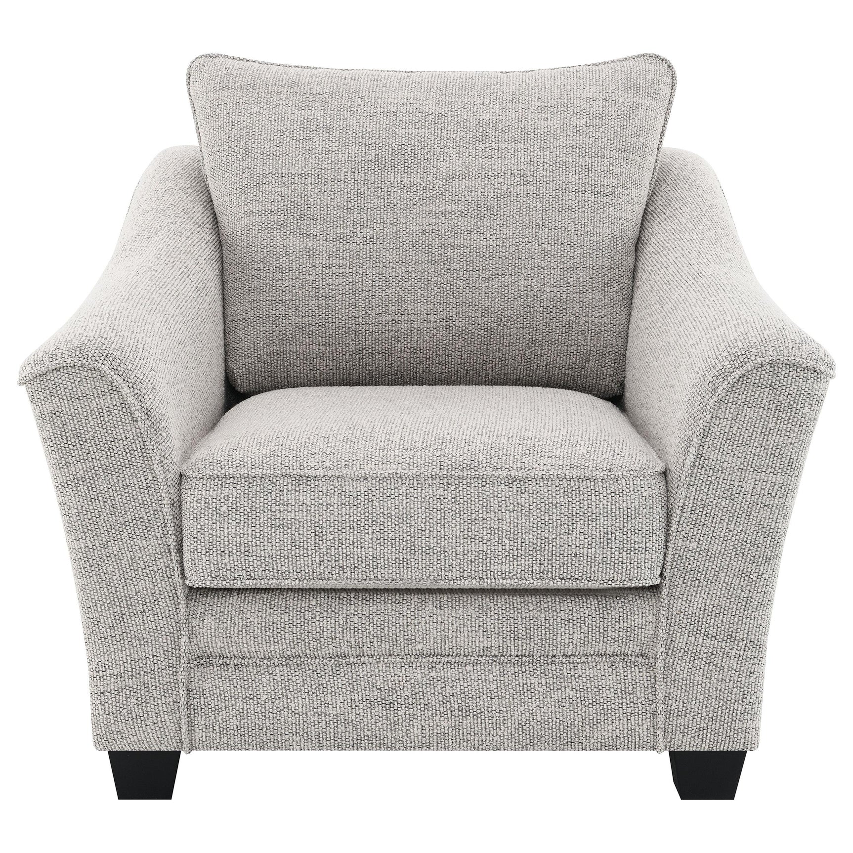 Tomkins Boucle Upholstered Chair Light Grey side view