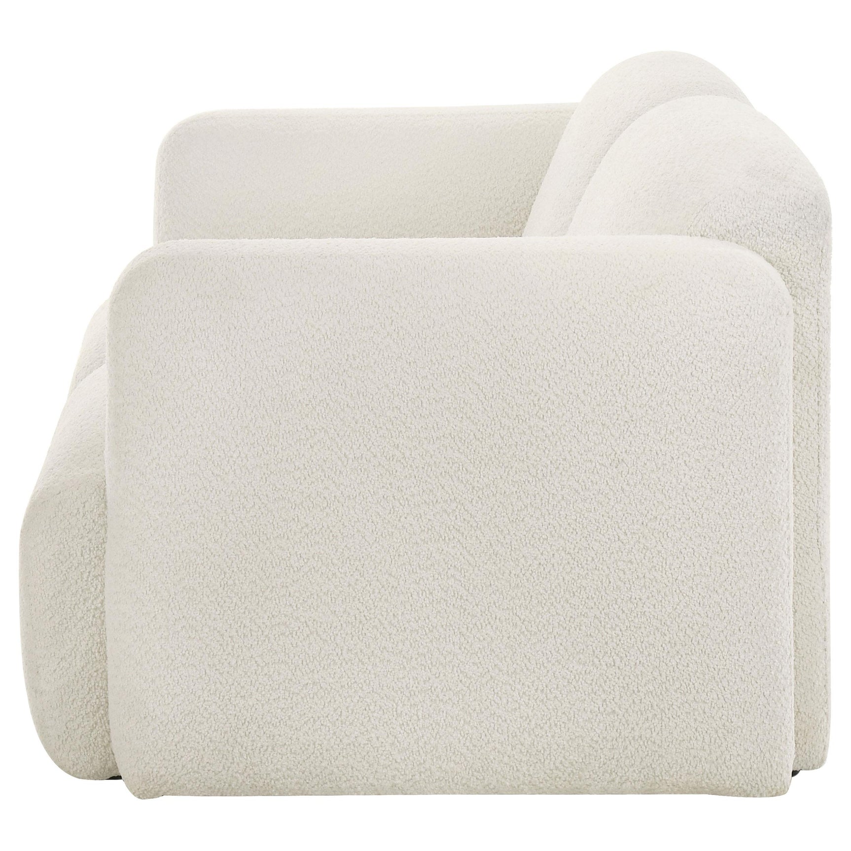 Back view of Dorset loveseat showing tight back cushion