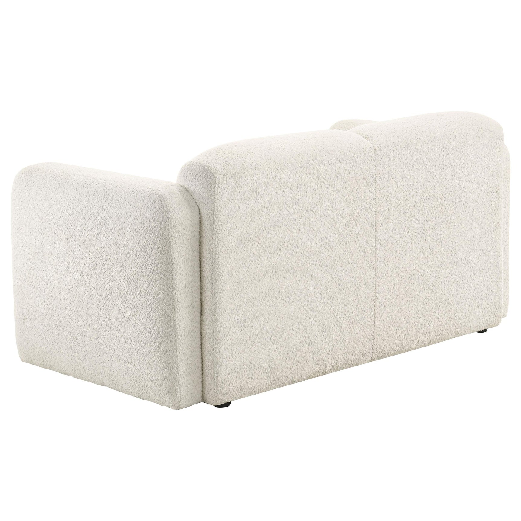 Close-up of loveseat foam and pocket coil seat cushions