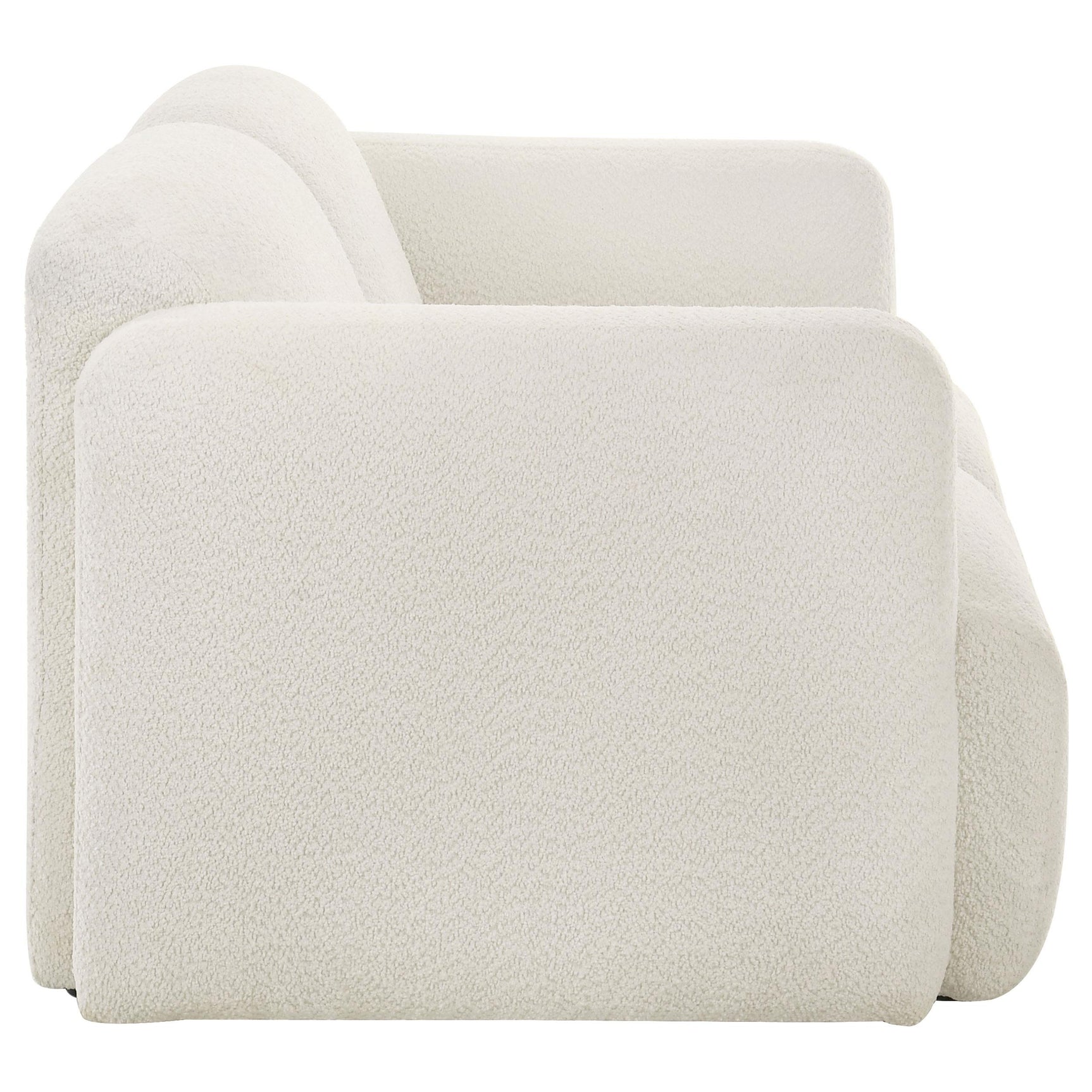 View of loveseat seat depth and width