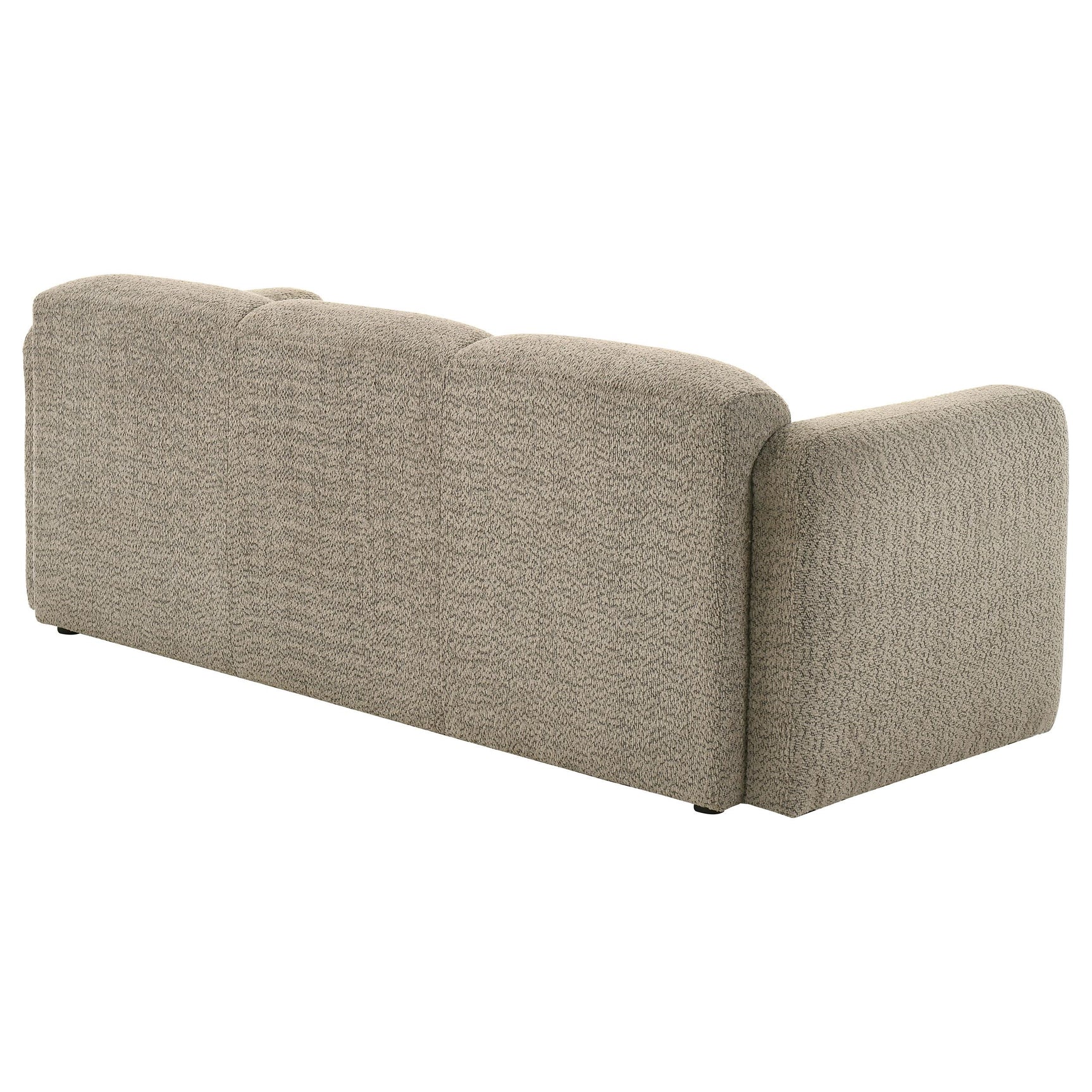 Dorset sofa main front perspective in brown upholstery