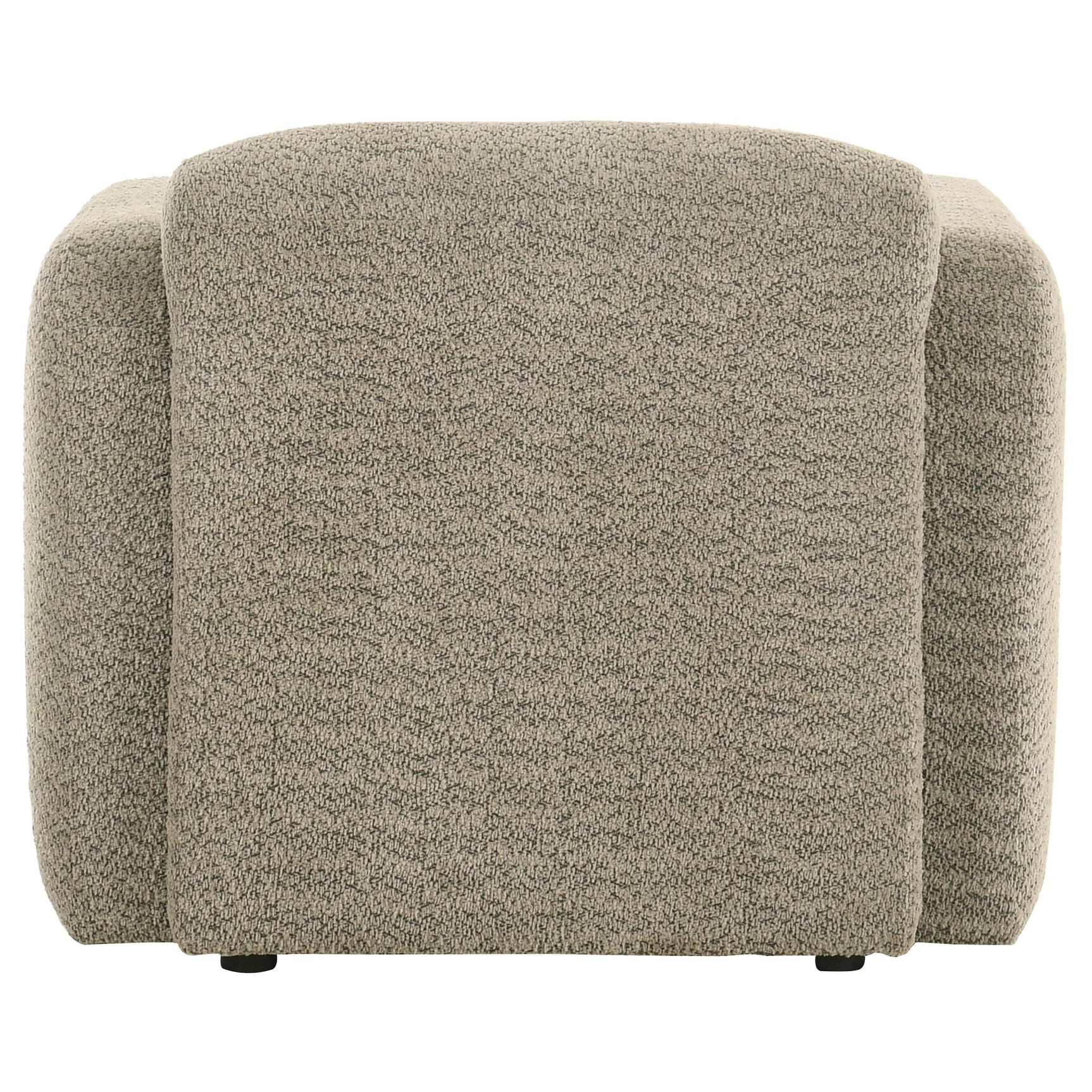 Plush foam cushioning of Dorset accent chair seat