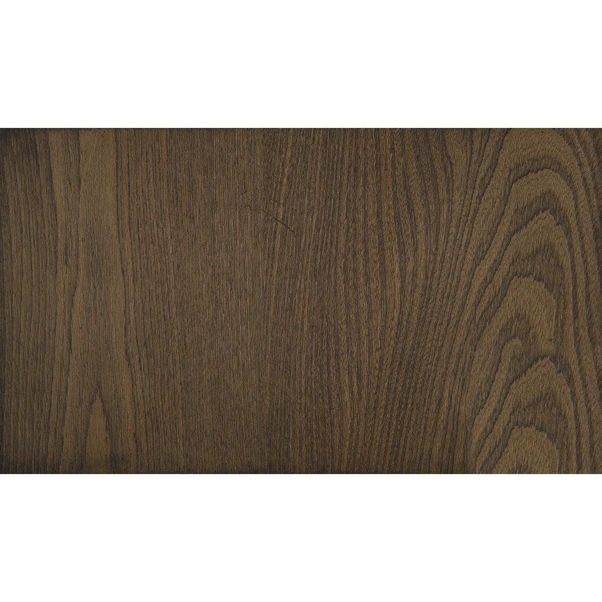 Millwood Writing Desk flat lay with engineered wood and metal elements