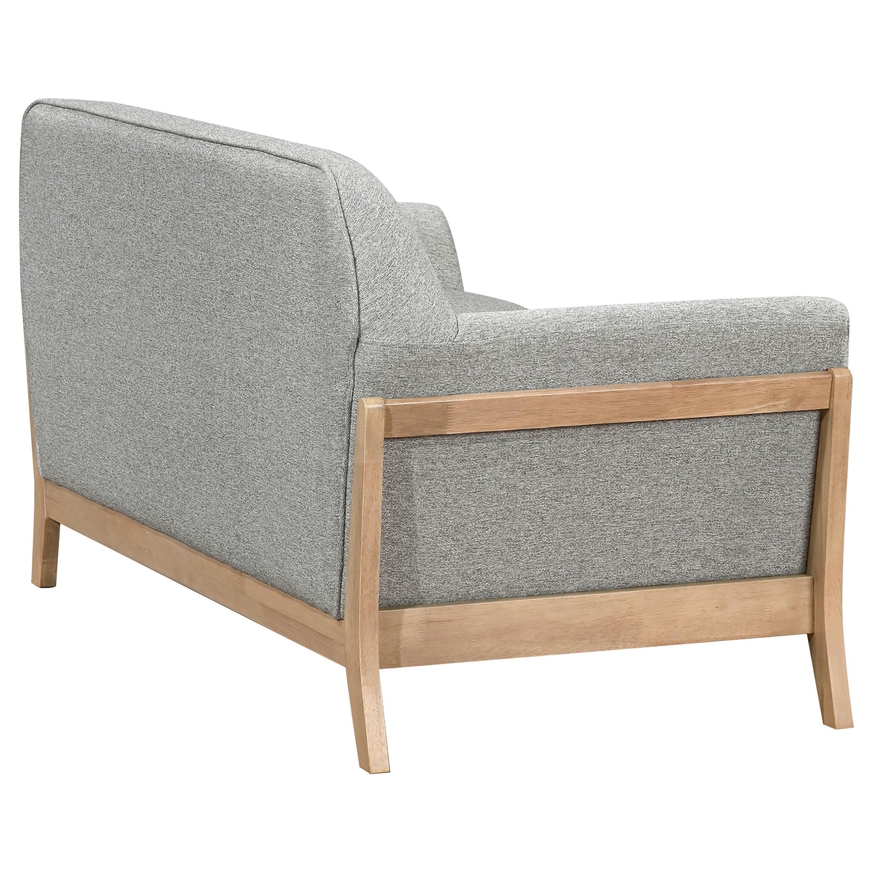 Textured fabric close-up on Vaughn sofa arm
