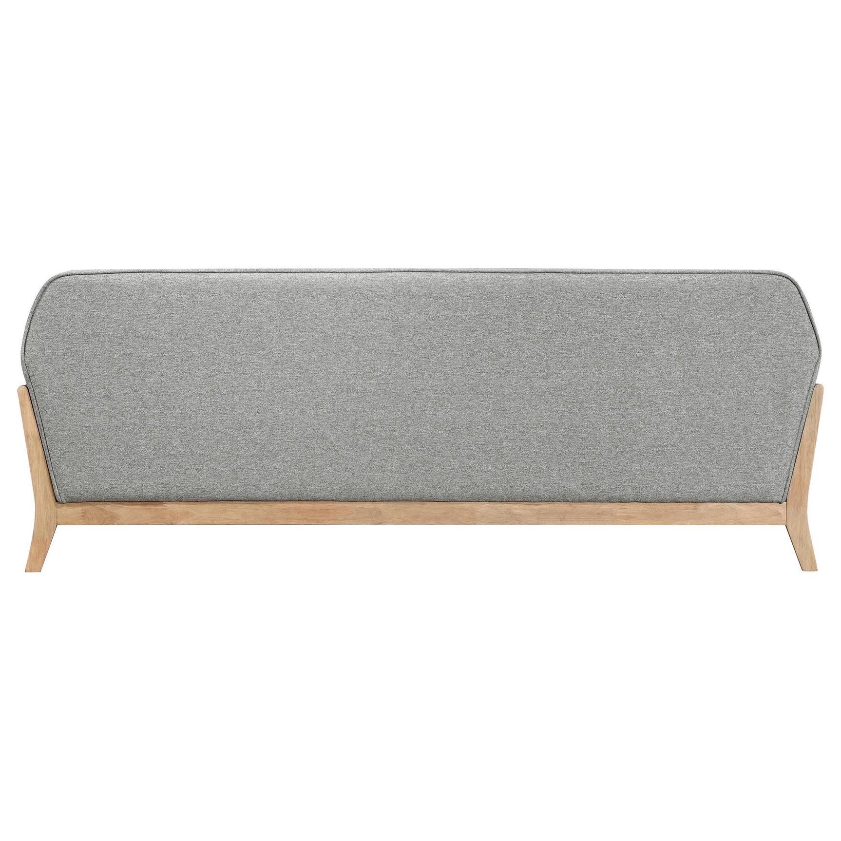 Fabric texture detail on Vaughn grey sofa