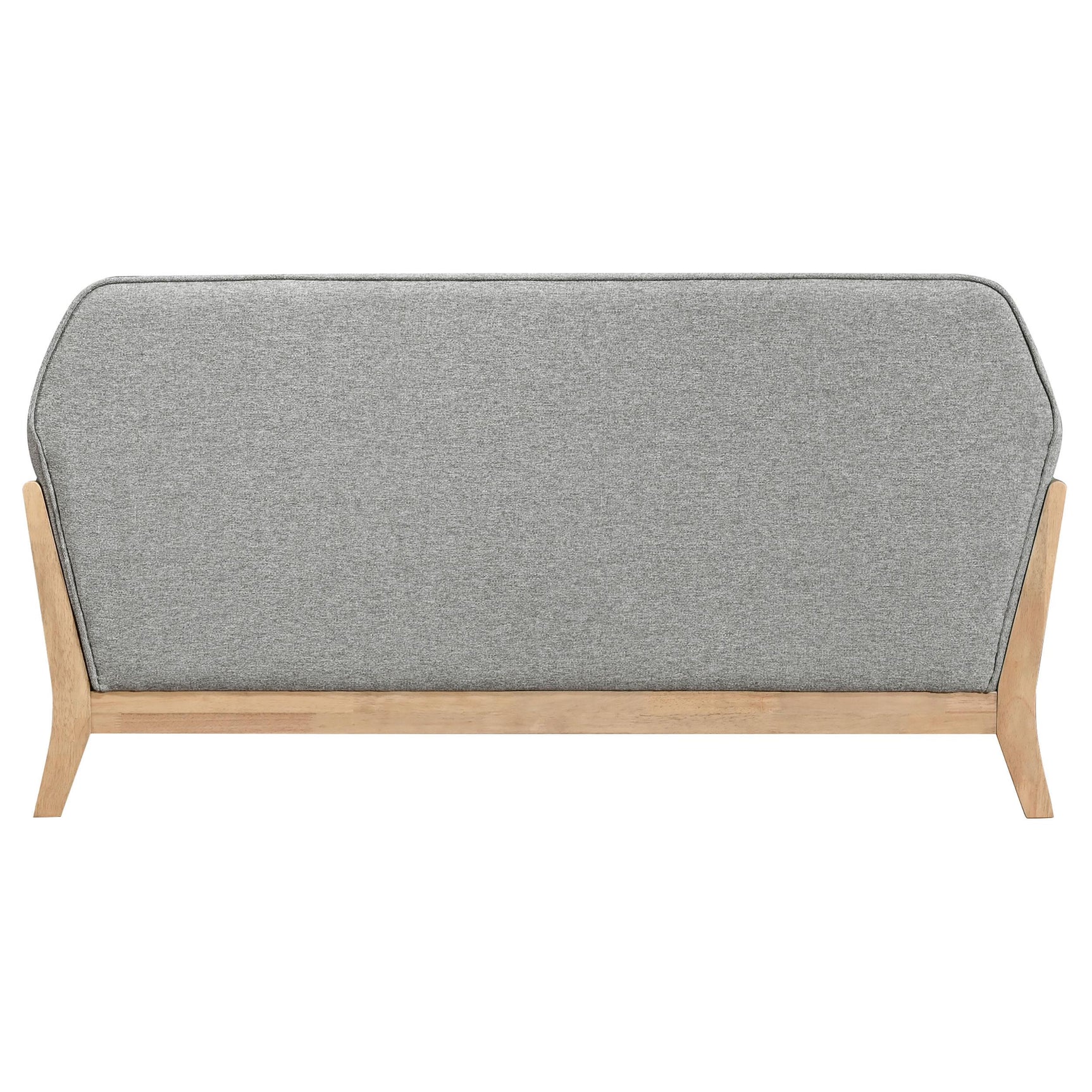 Back cushion with tight back and sinuous spring support