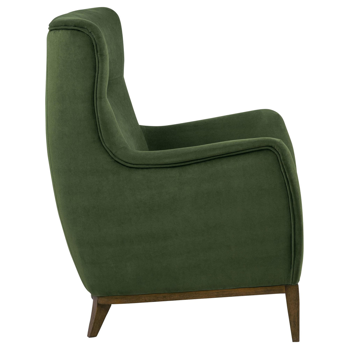 Catala Upholstered High Back Accent Chair in Matcha and Coffee — product image 9