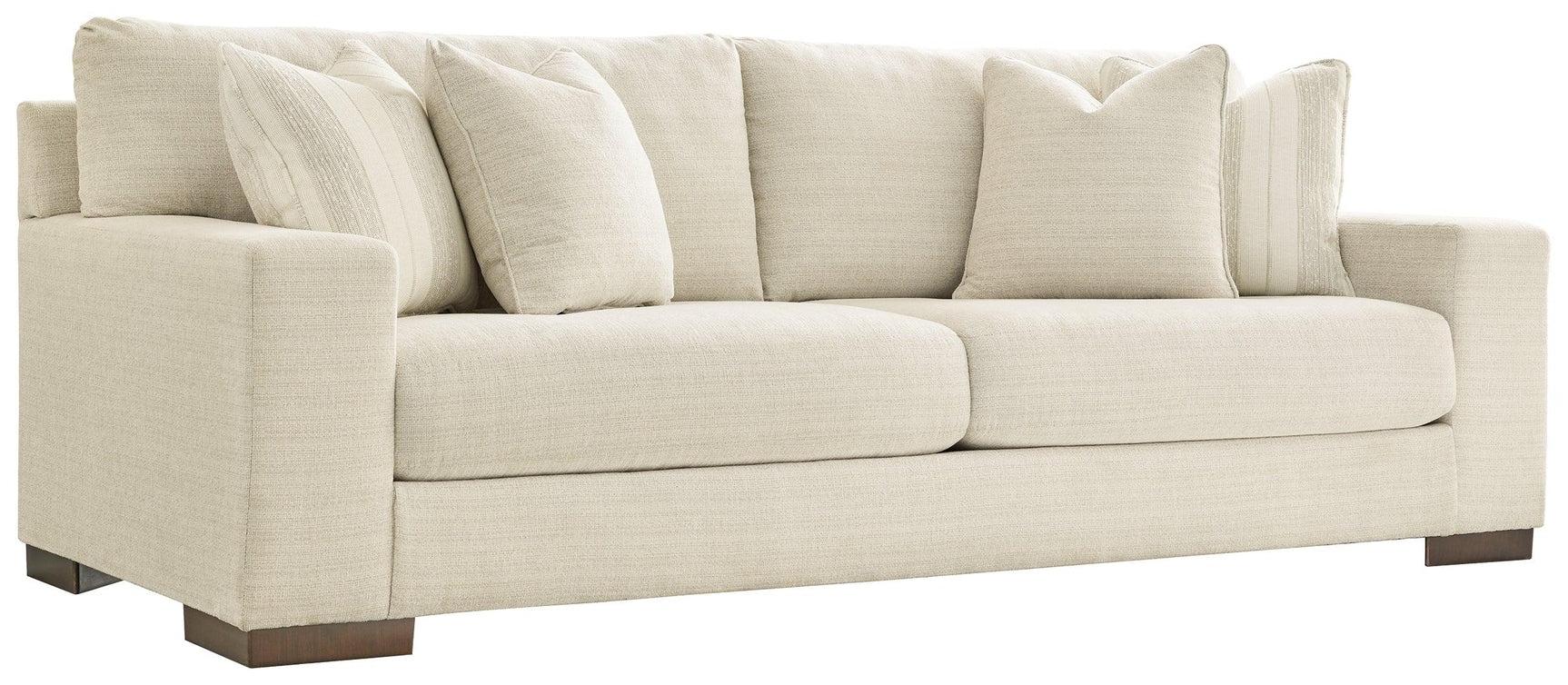 Side view of Maggie Birch Chenille Sofa