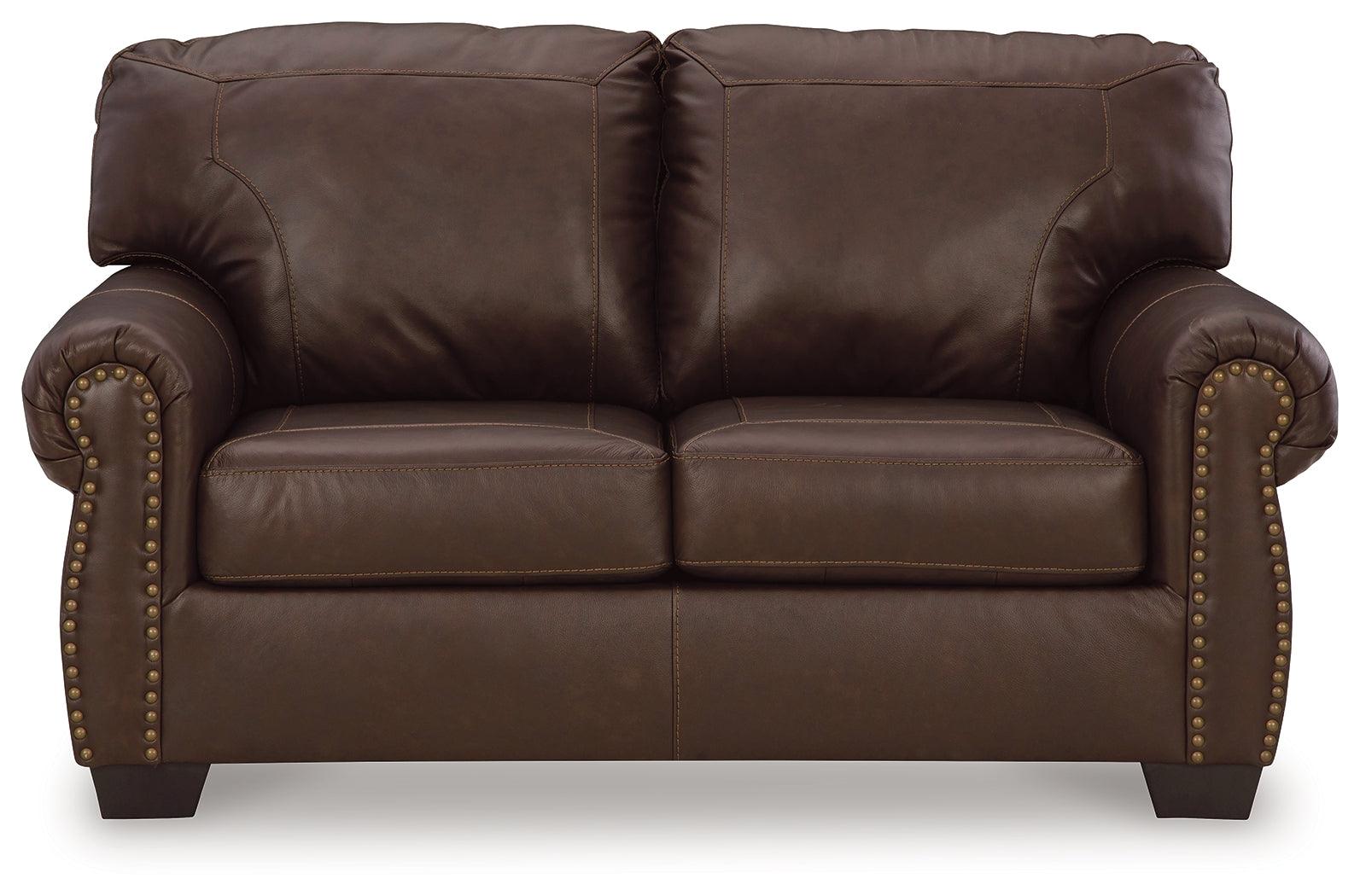 Colleton loveseat head-on front view