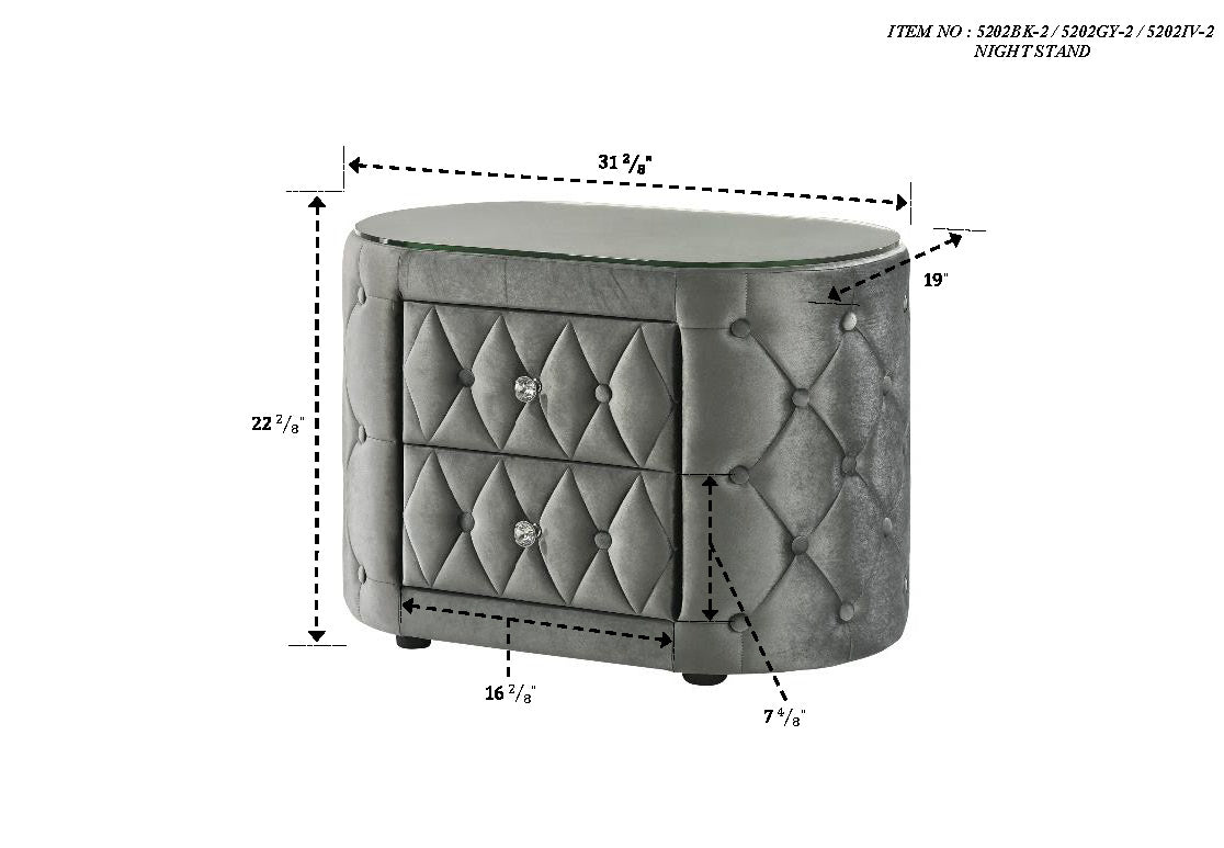 Voltare bed full queen set assembled