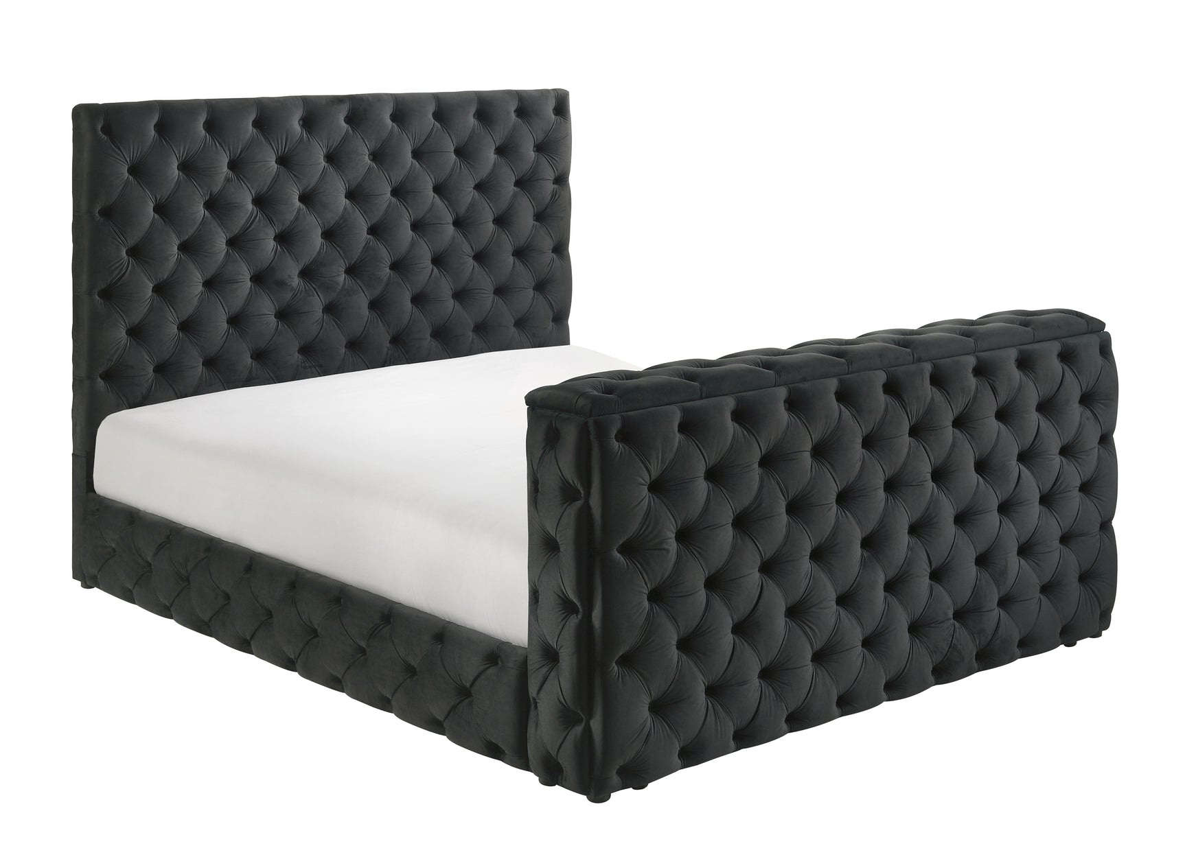 Complete Josephine Queen Bed set with rails