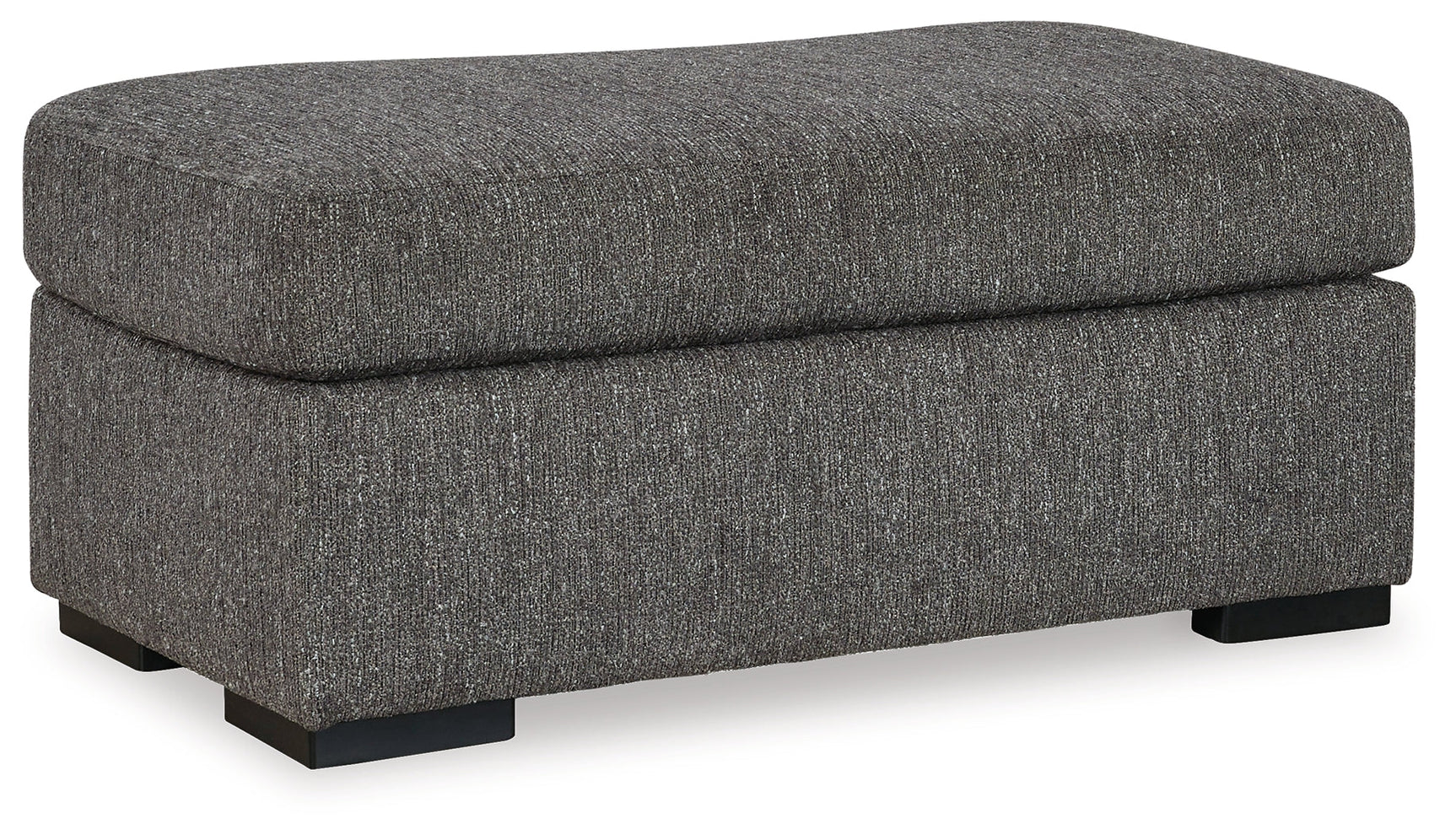 Gardiner Pewter Ottoman head-on view