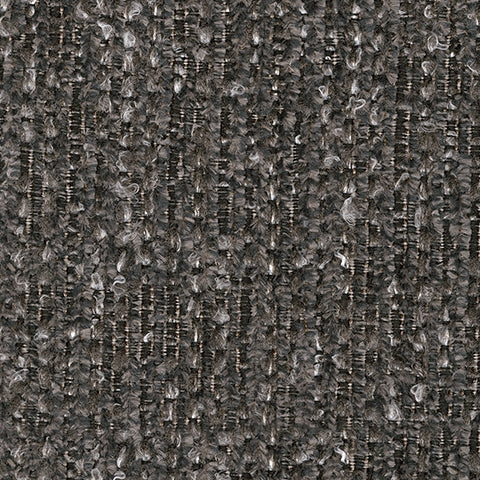 Fabric swatch of pewter chenille upholstery