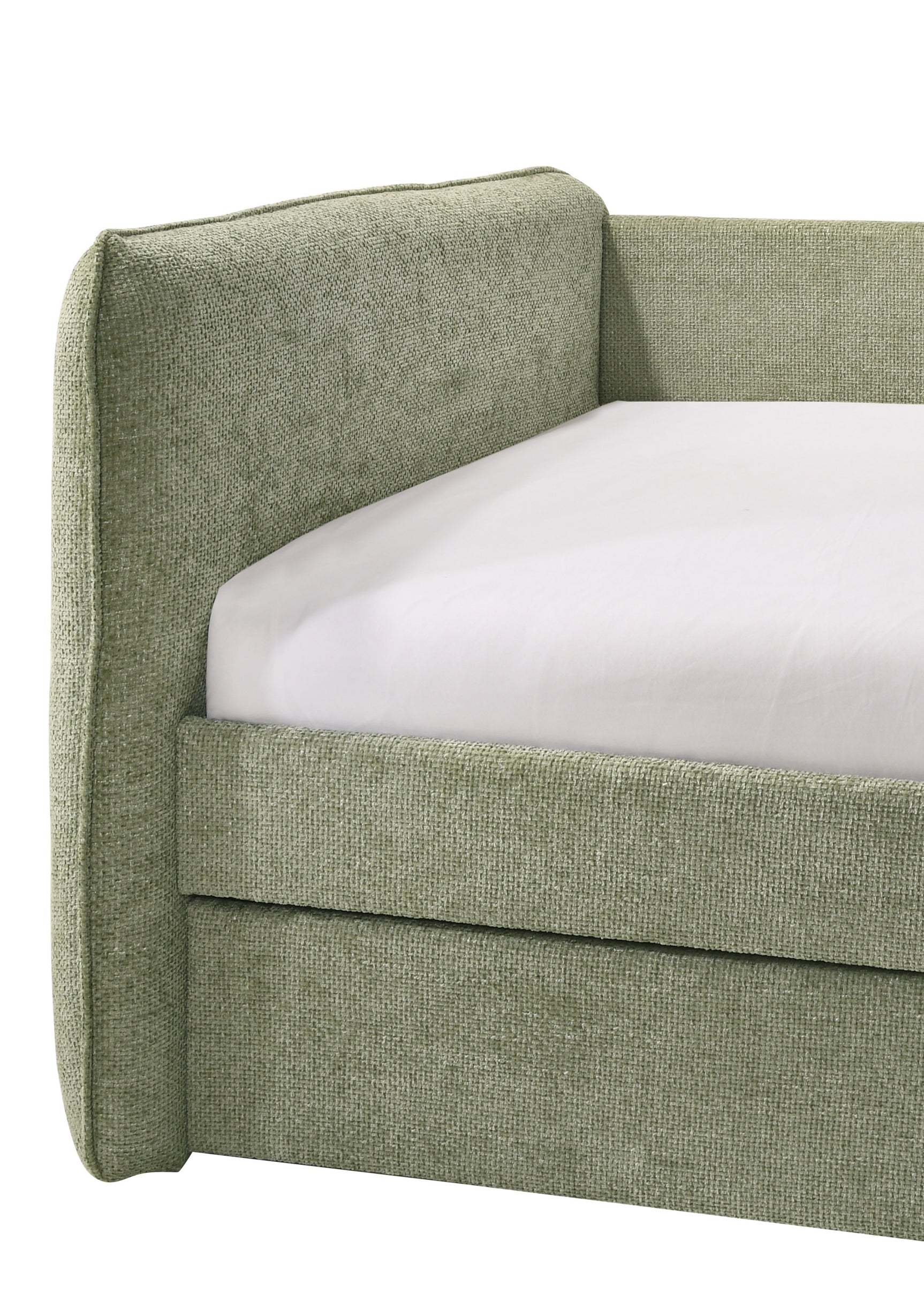 Philipa Green Upholstered Daybed angled view