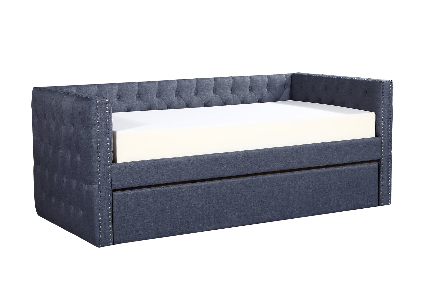 Tufted upholstery close-up on Daybed