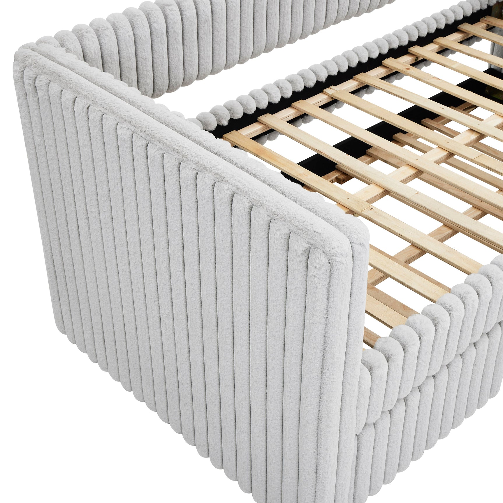 Hailey Daybed assembly detail with slats