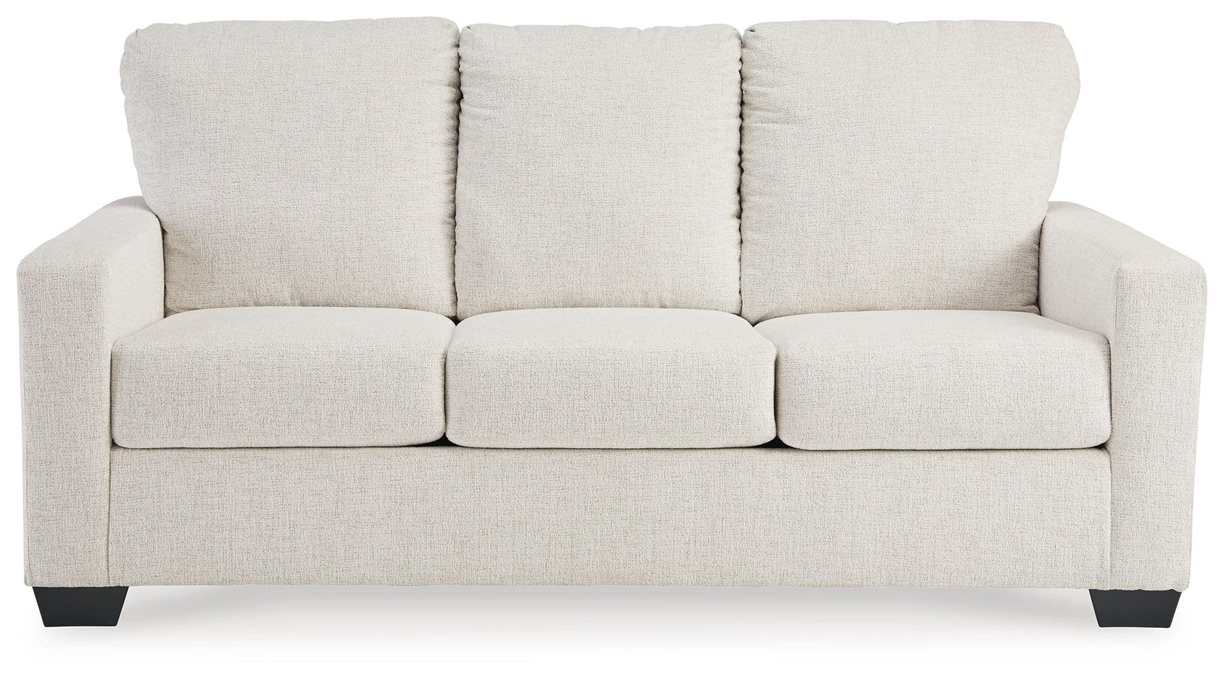 Rannis Snow Chenille Full Sofa Sleeper head-on view