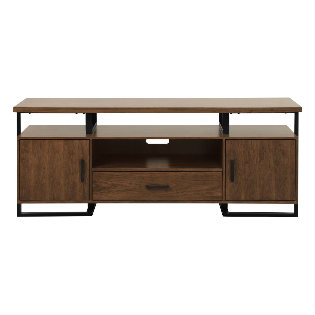 Sedley 68-Inch Walnut TV Stand front view
