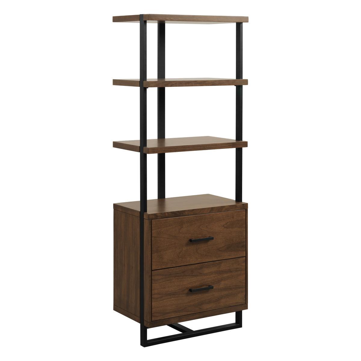 Sedley Side Pier side view highlighting rustic black metal frame