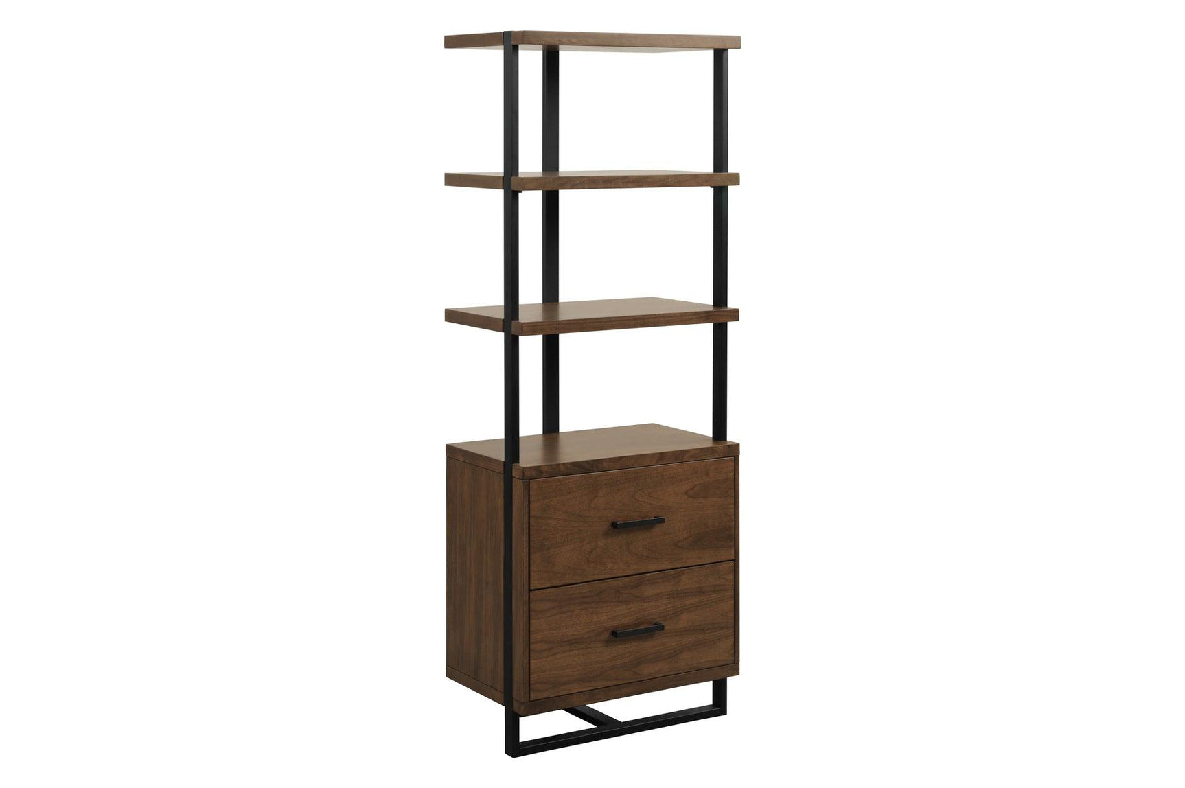 Sedley TV Stand Side View Displaying Metal Frame and Storage