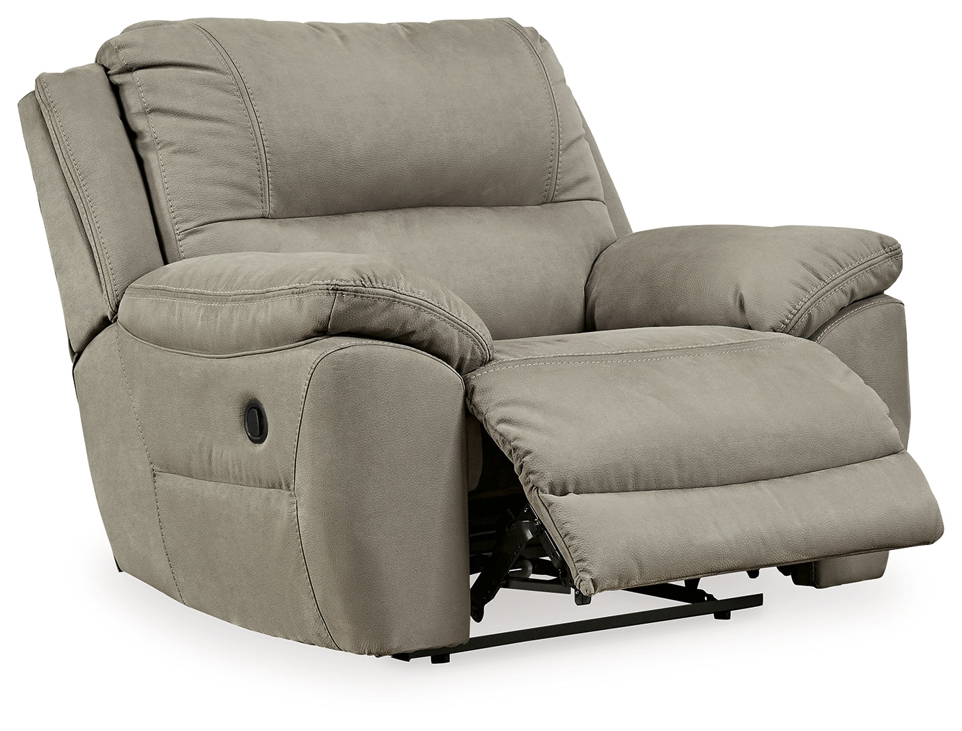 Loveseat with open recliner position