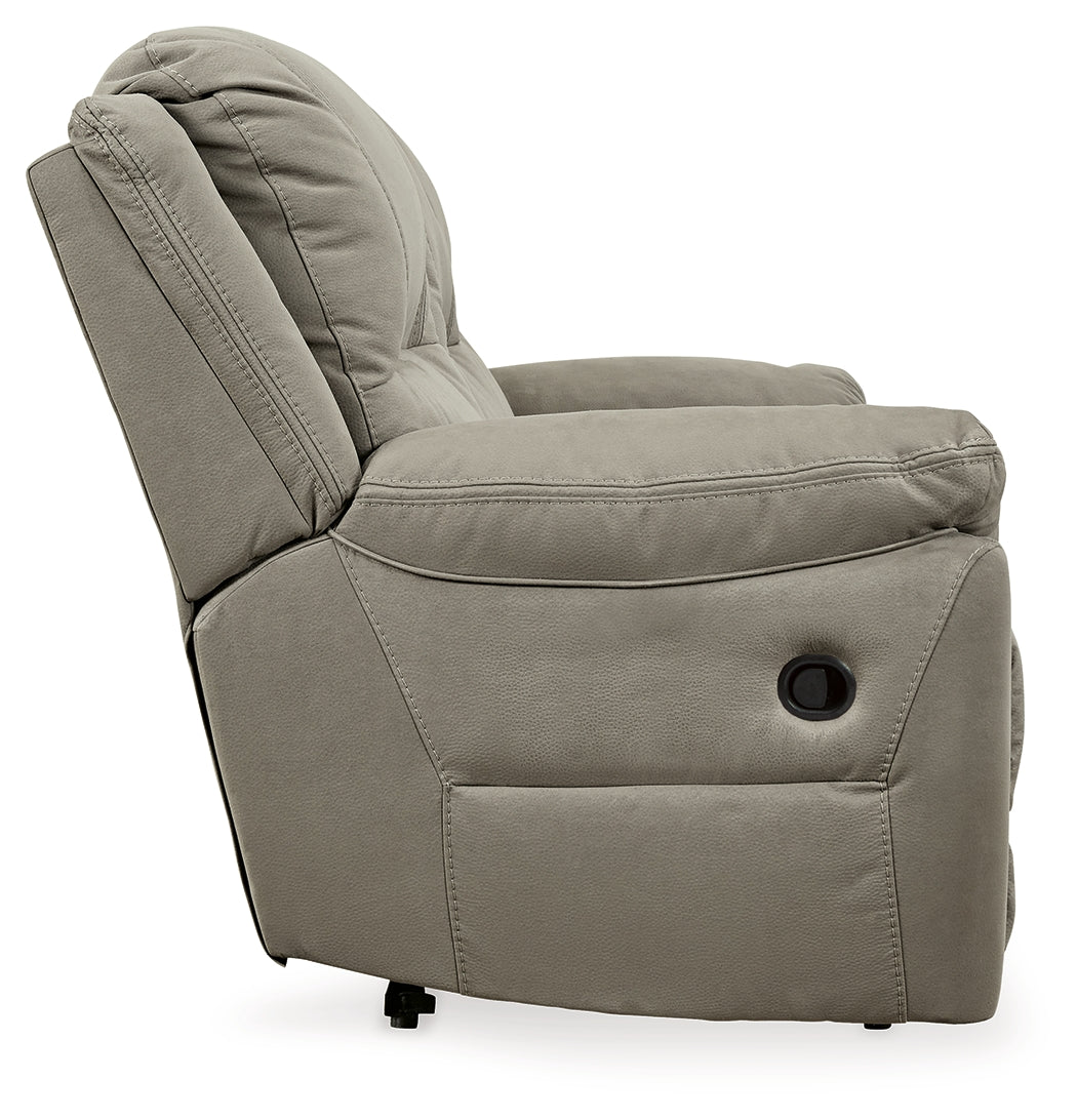 Side view of sofa