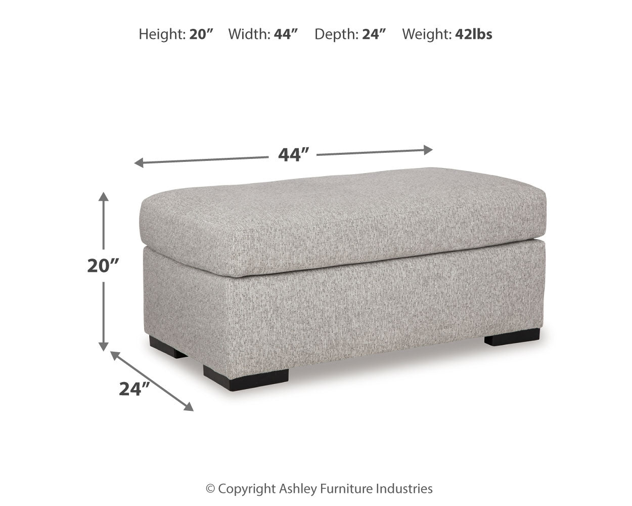 Evansley pewter loveseat back angled