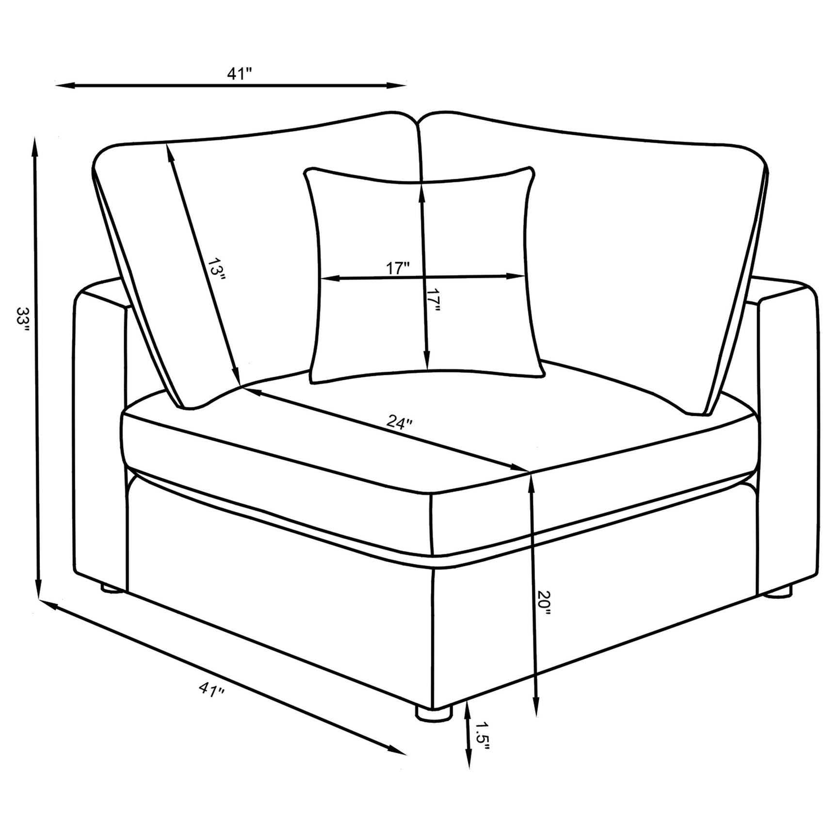 Serene sectional sofa beige fabric with modular components