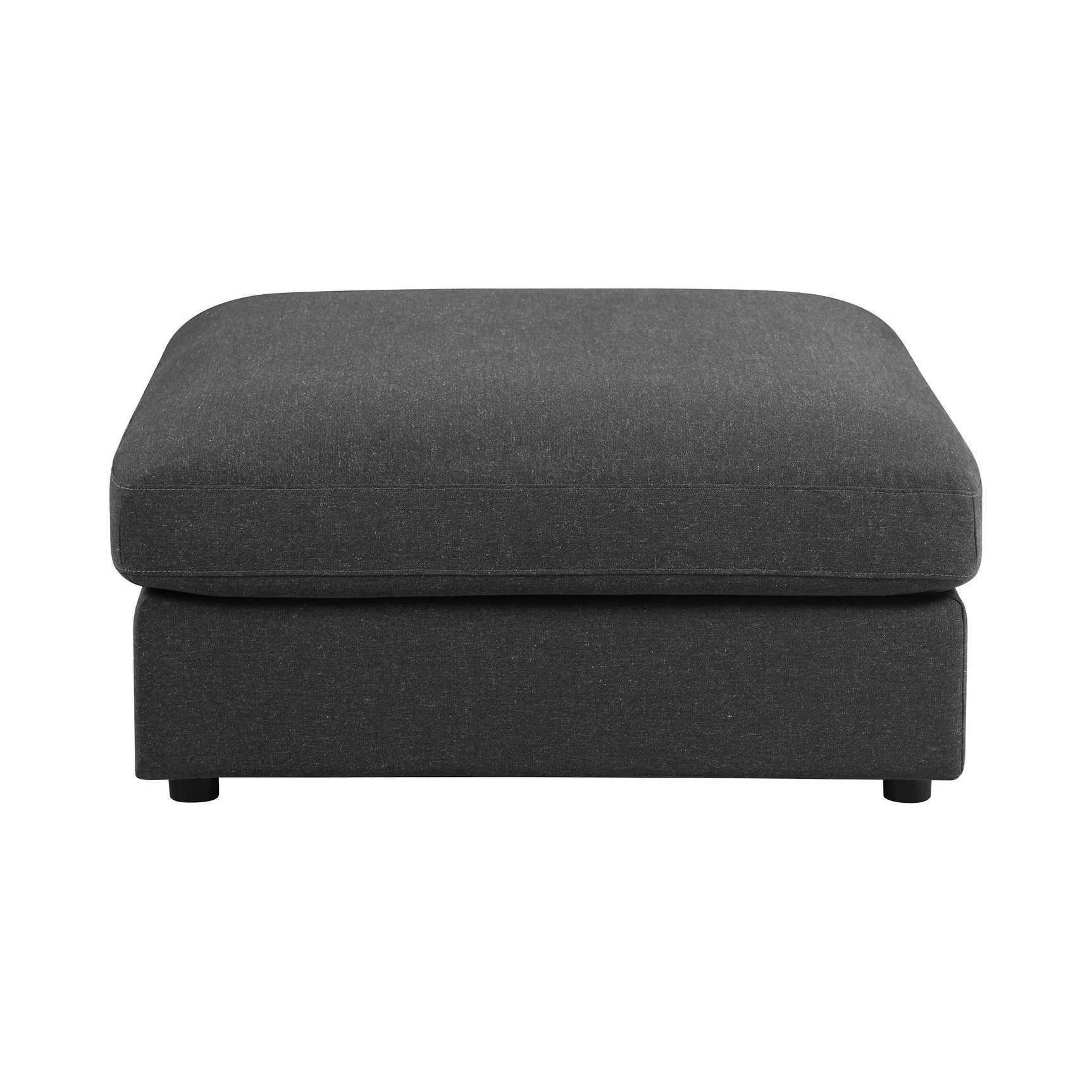 room view of Serene 4-Piece Upholstered Modular Sectional Charcoal sectional sofa