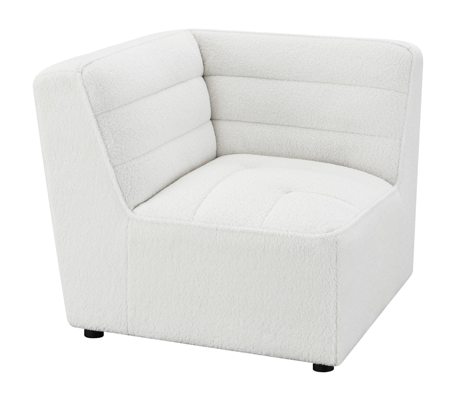 Sunny 6-Piece Upholstered Sectional Sofa side view highlighting seat depth