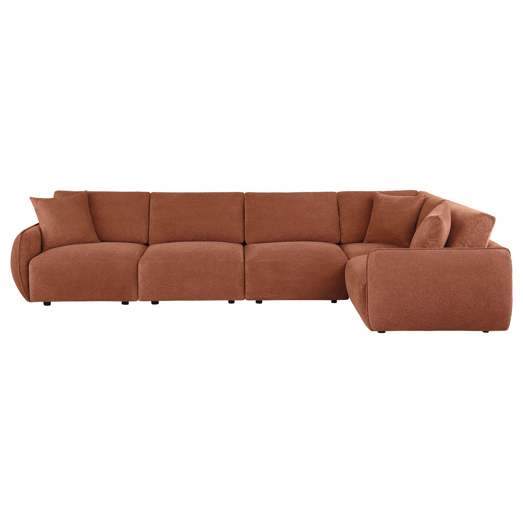 Side angle showing armrest and fabric detail