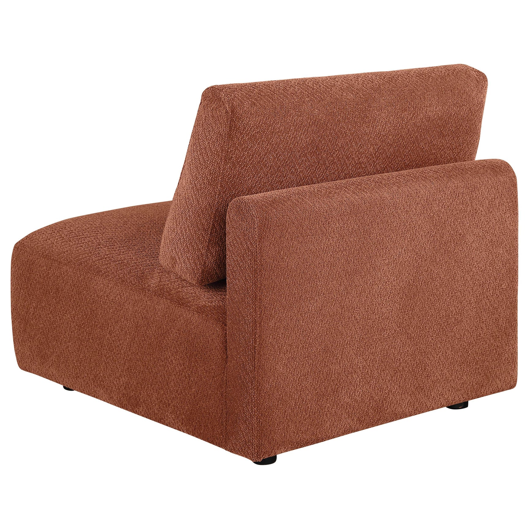 Bottom area showing short black plastic legs
