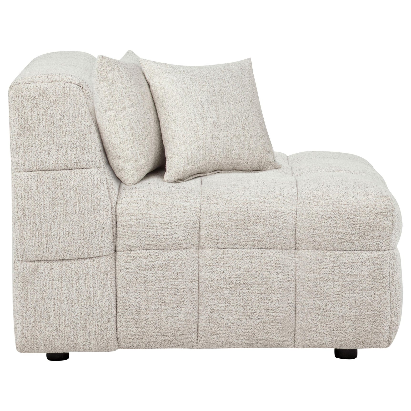 Back view of Amara Upholstered Armless Chair