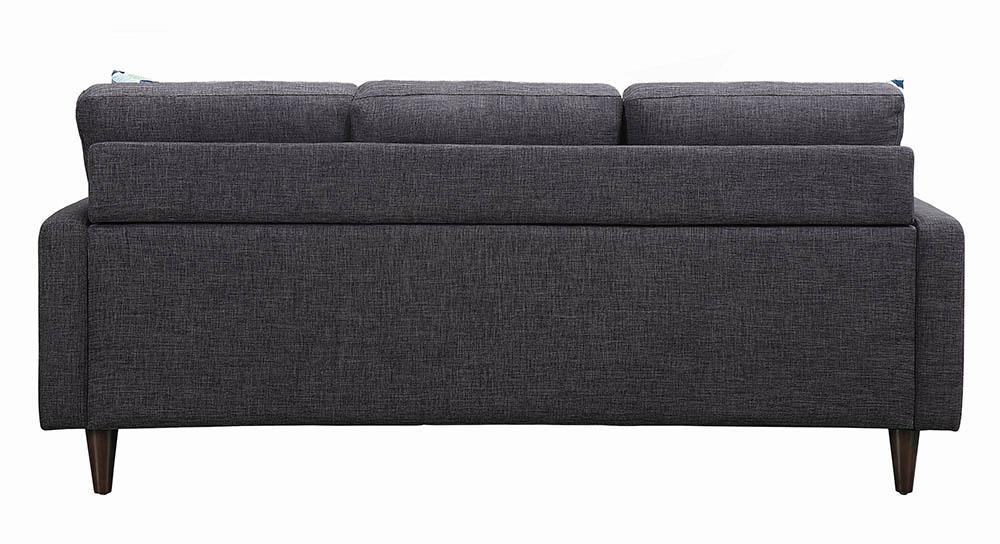 Watsonville Tufted Back Sofa Grey - Ella Furniture