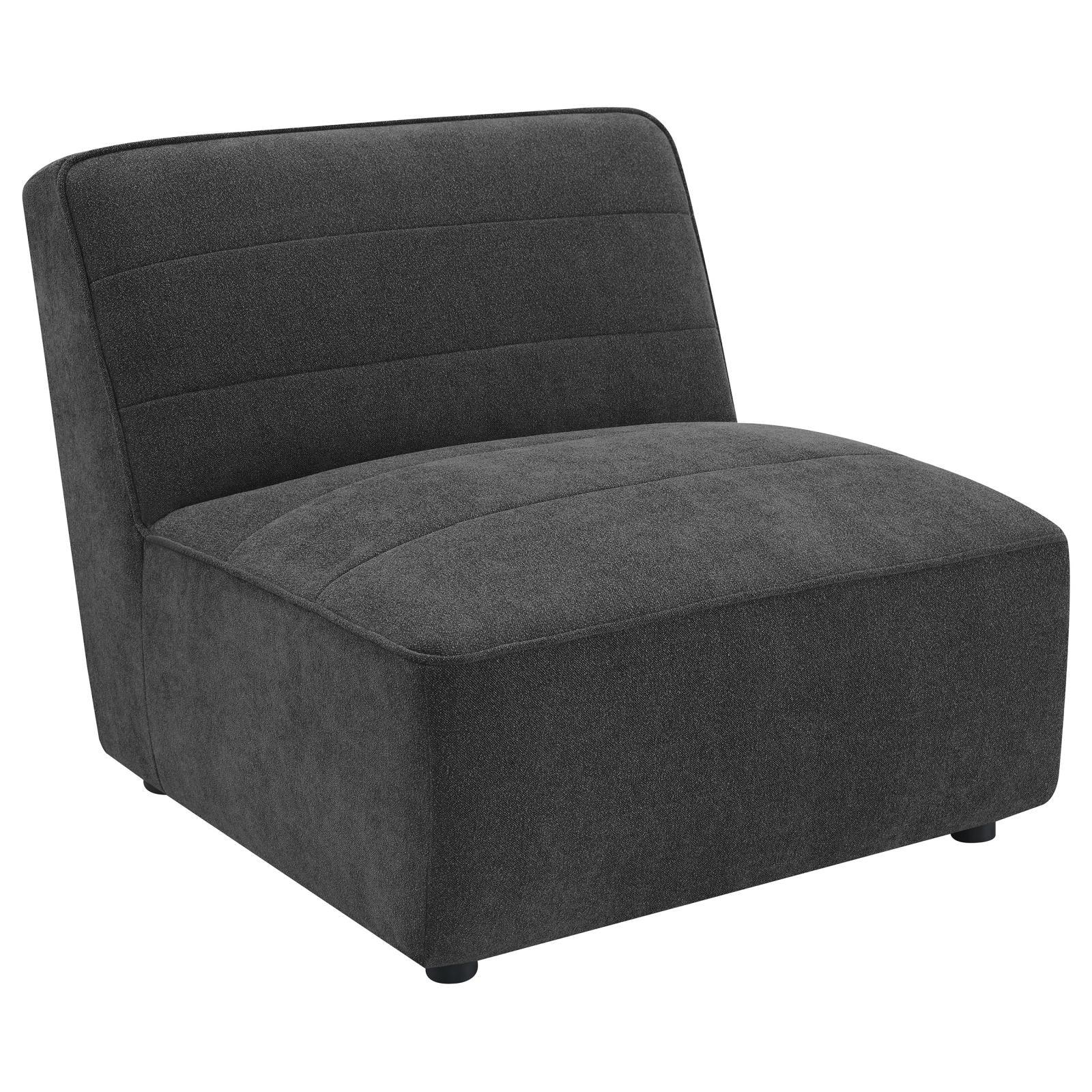 Sunny 6-piece Upholstered Modular Sectional Sofa Charcoal additional main angle