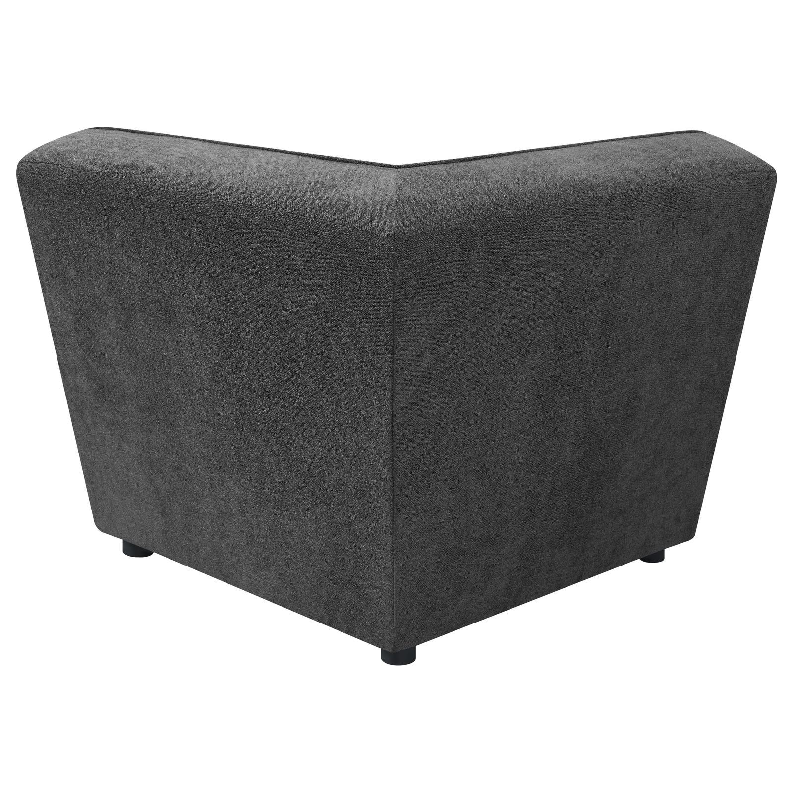 Sunny 6-piece Upholstered Modular Sectional Sofa Charcoal living room layout